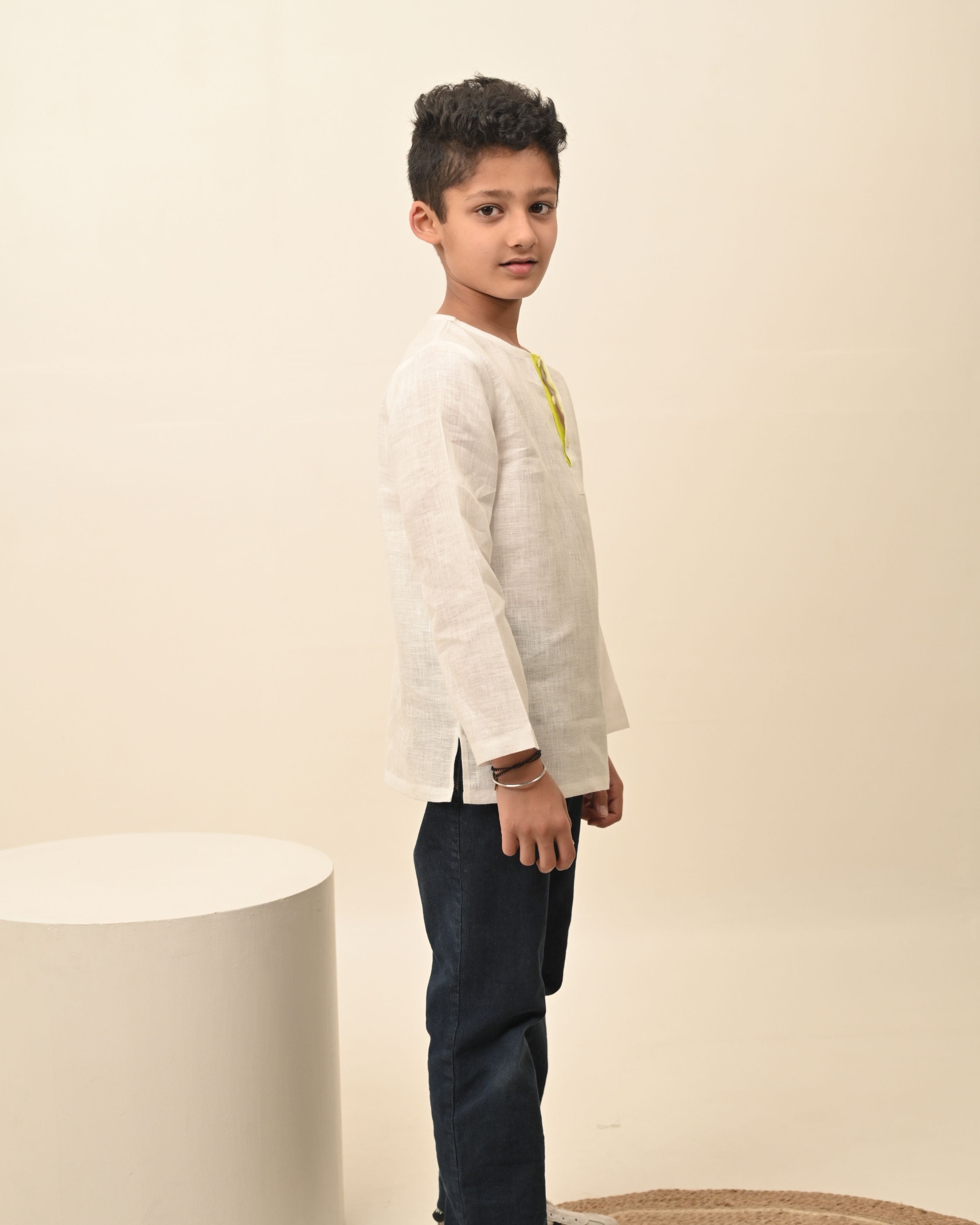 Pure Linen Casual Kurta