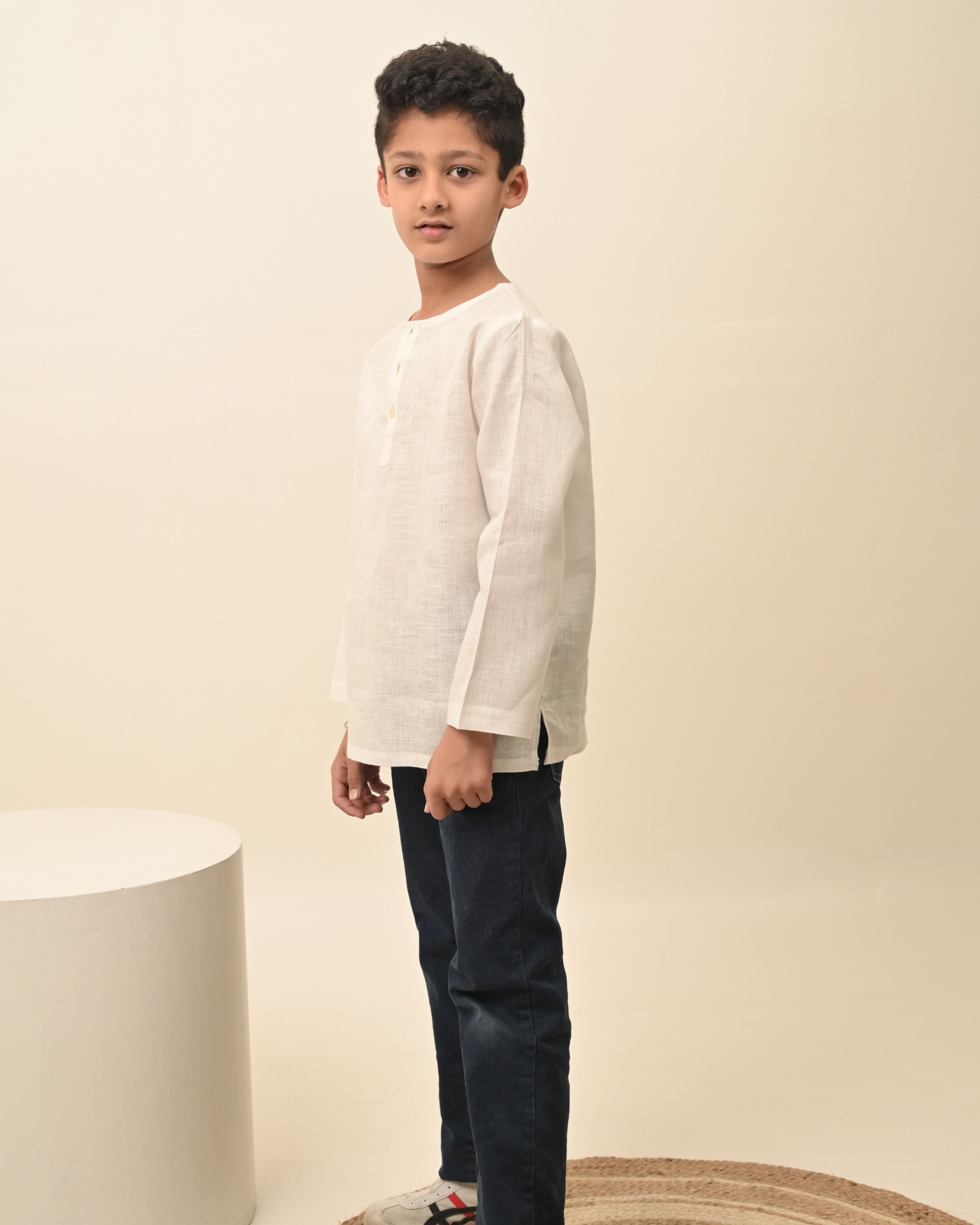 Pure Linen Casual Kurta