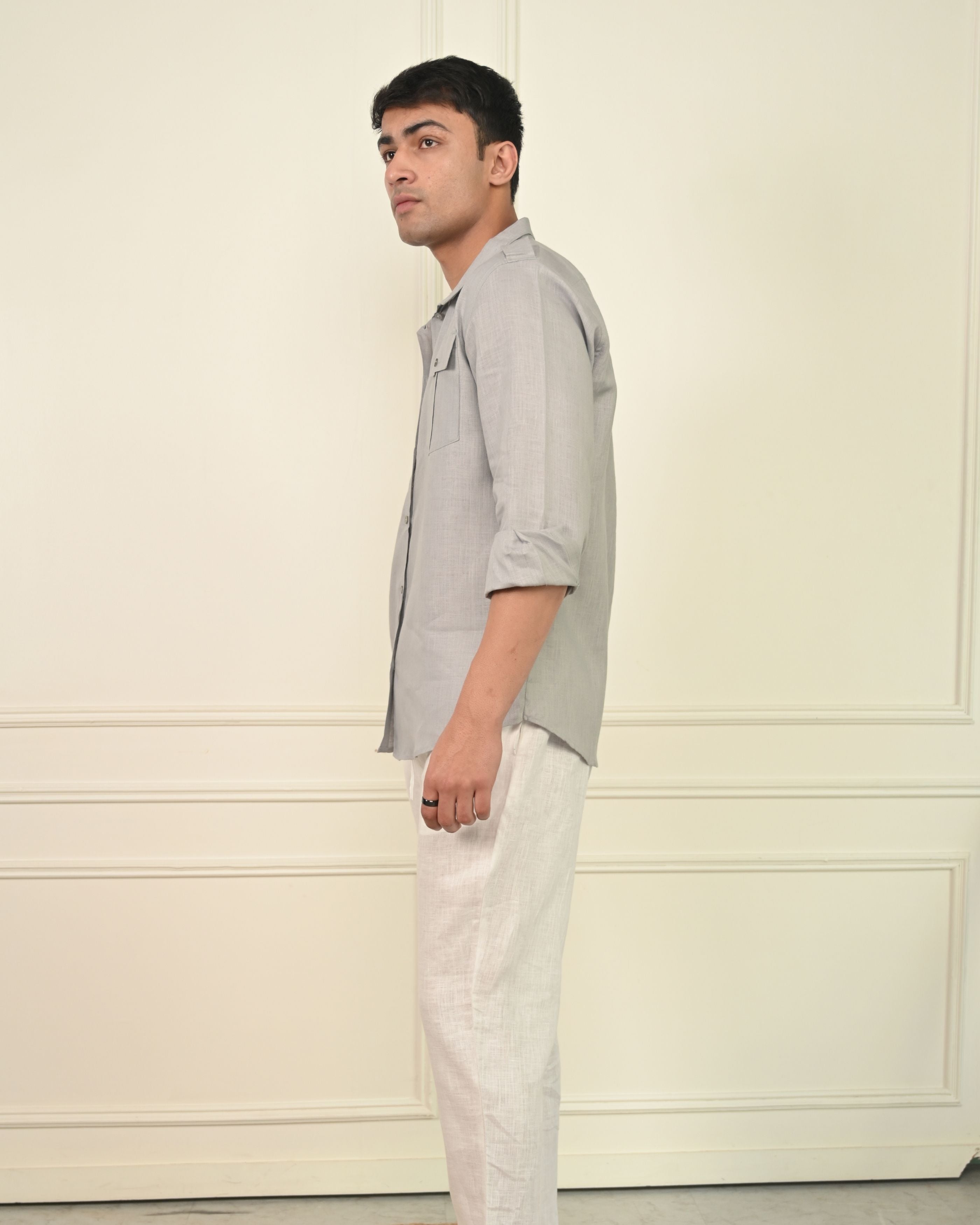 Pure Linen Contemporary Shirt