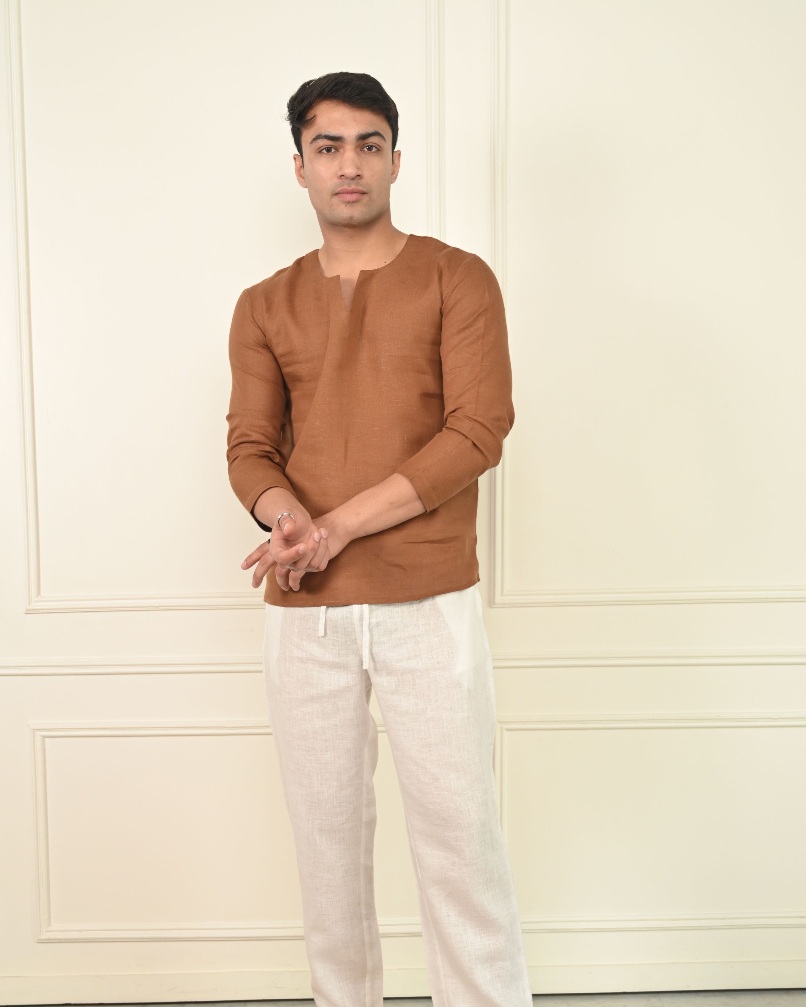 Pure Linen Straight Pant