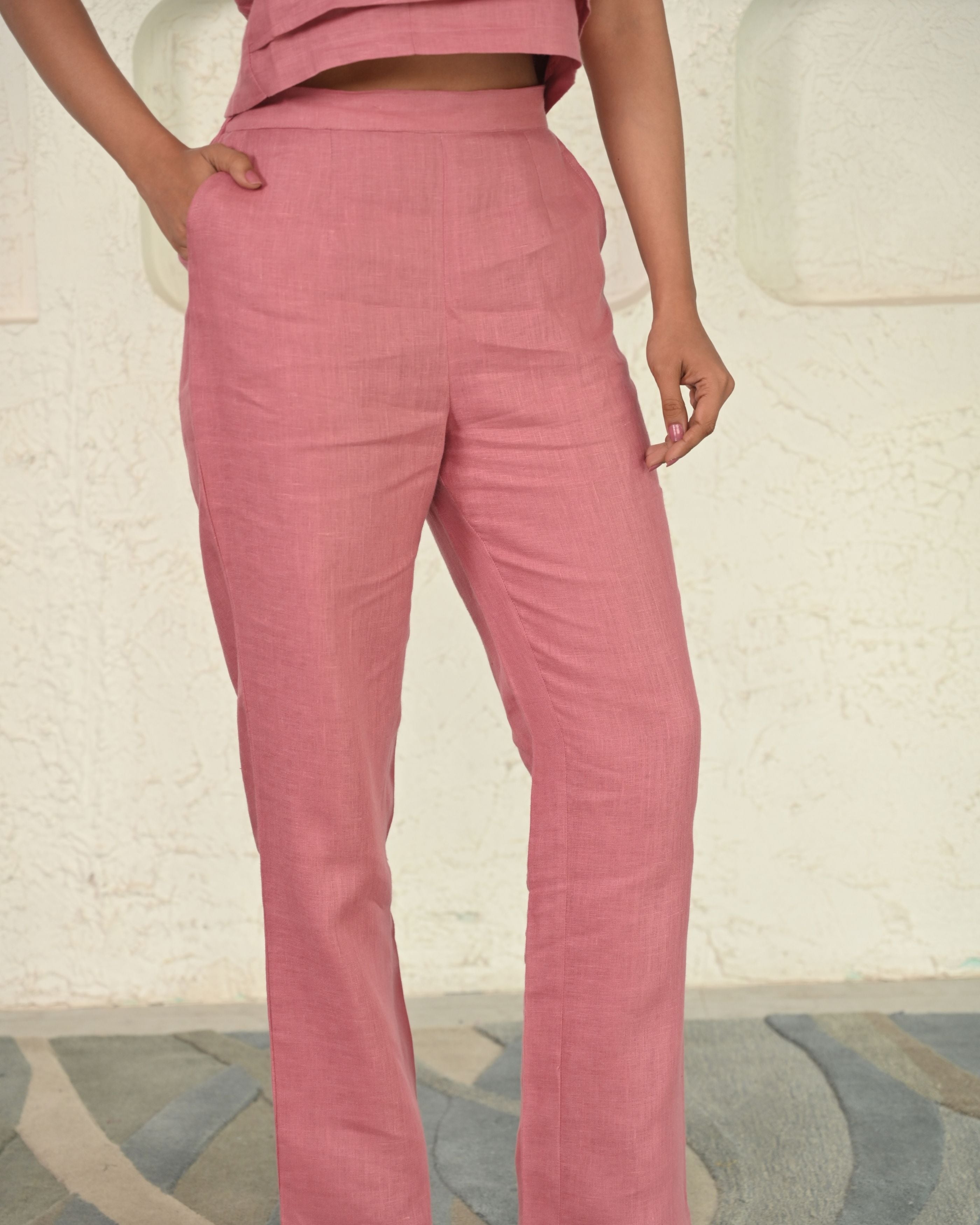 Pure Linen Straight Pant