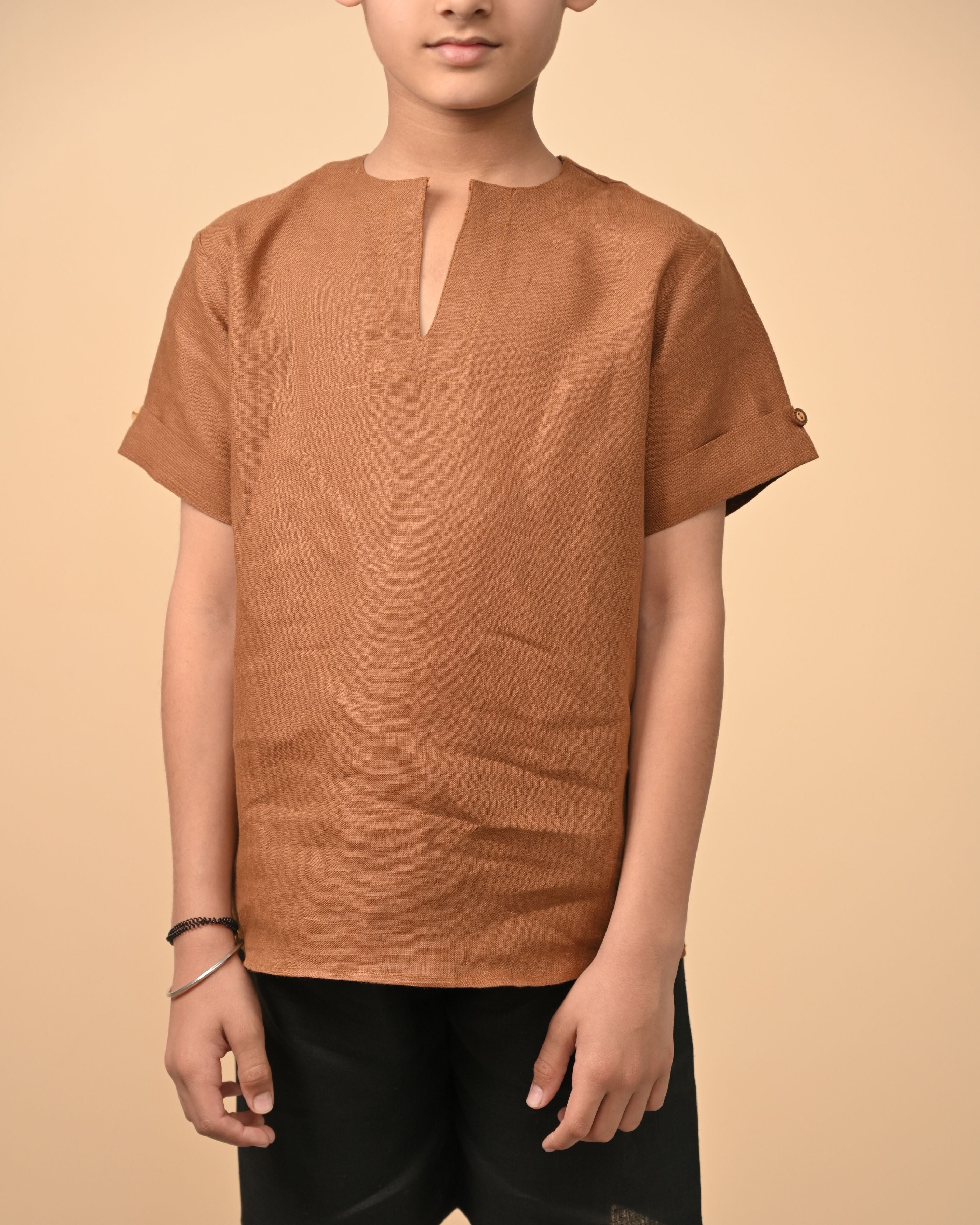 Pure Linen Fashionable Kurta