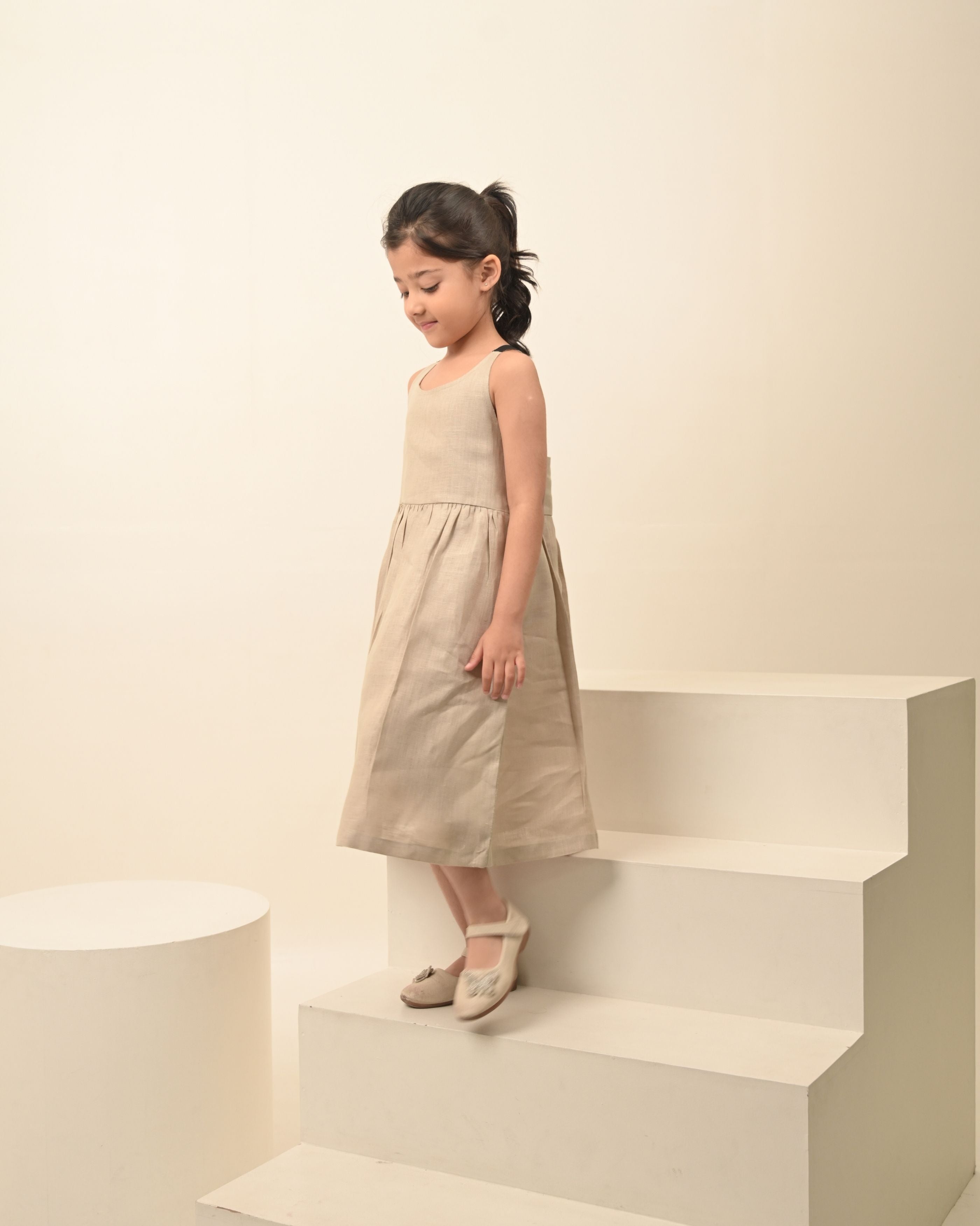 Pure Linen Stylish Frock