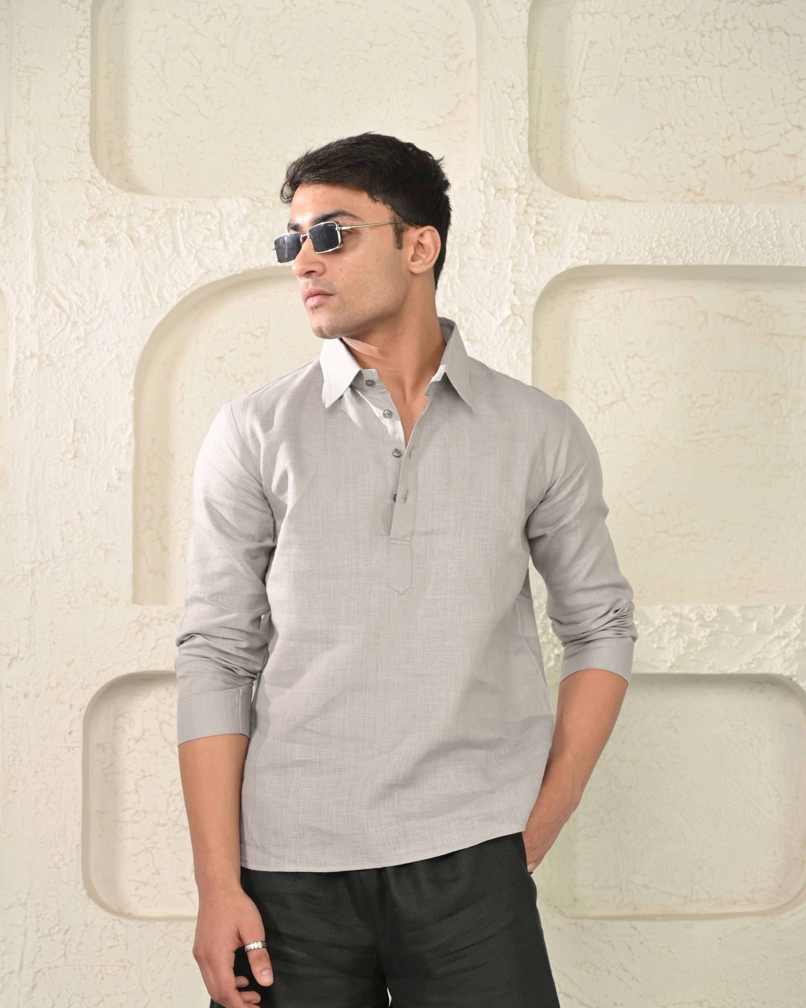 Pure Linen Stylish Shirt