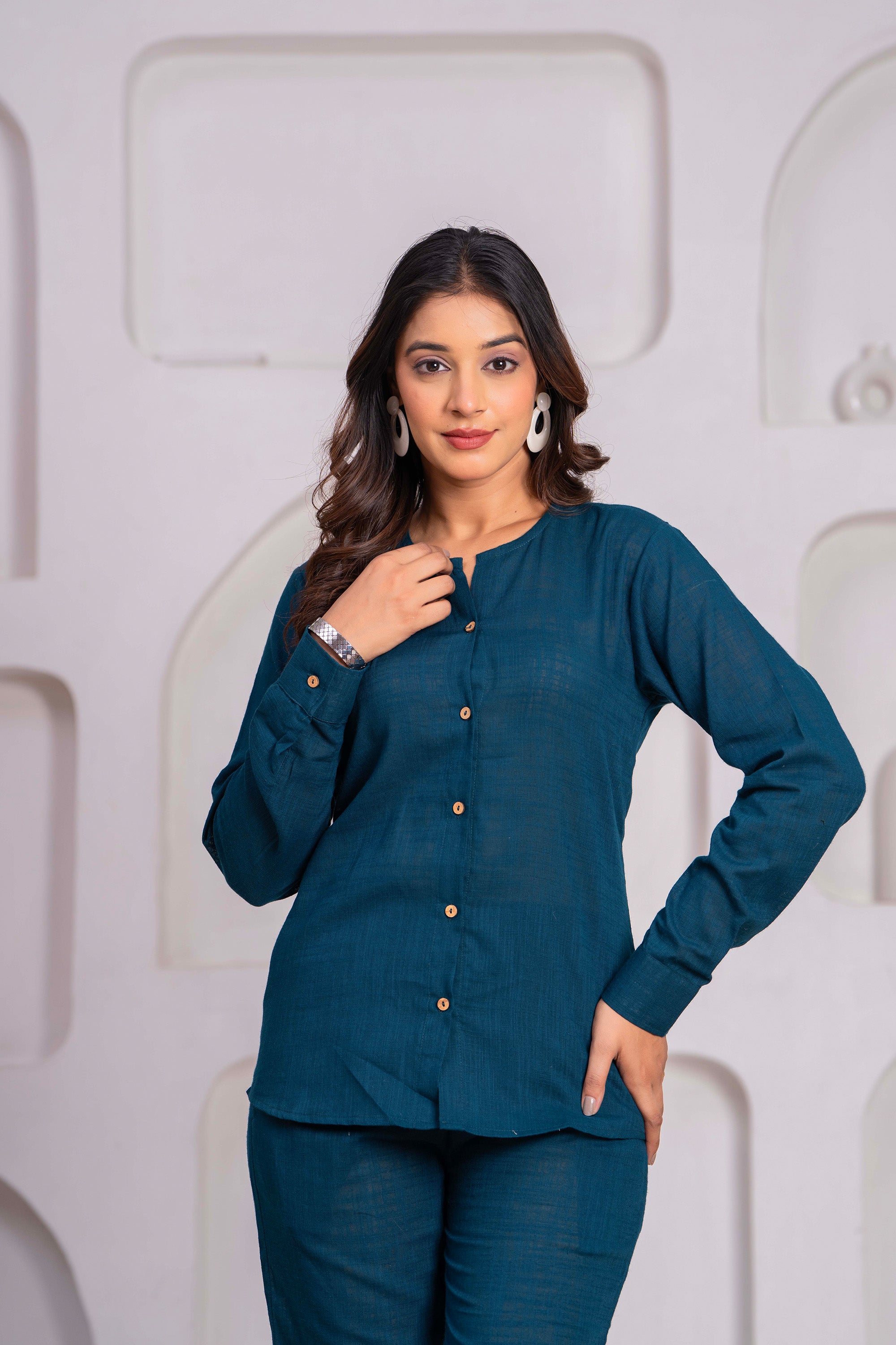 Cotton Cord Set – Shirt & Pant