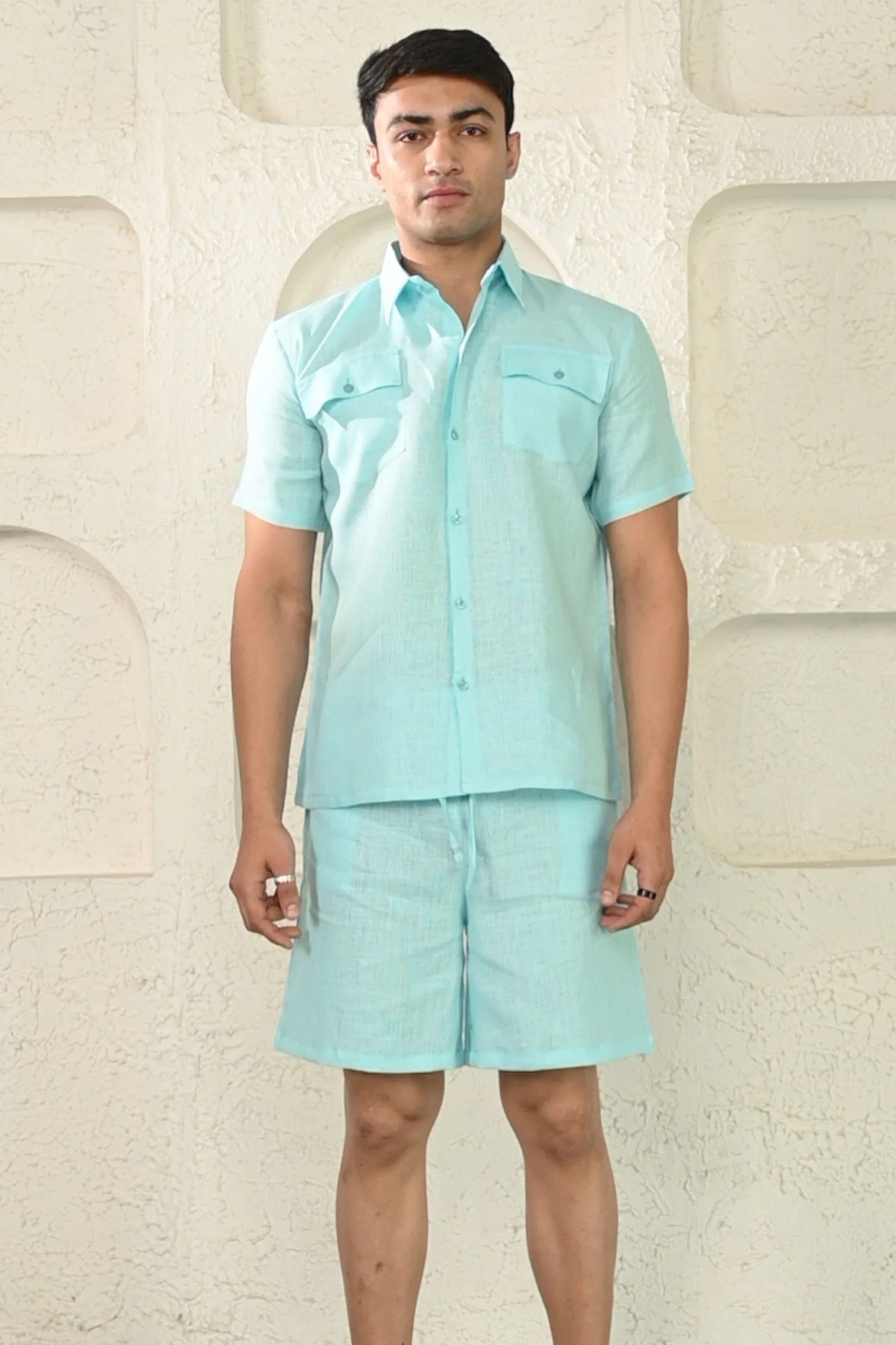 Pure Linen Trendy Scord Set