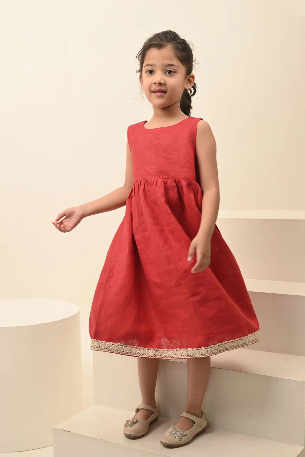 Pure Linen Alluring Frock