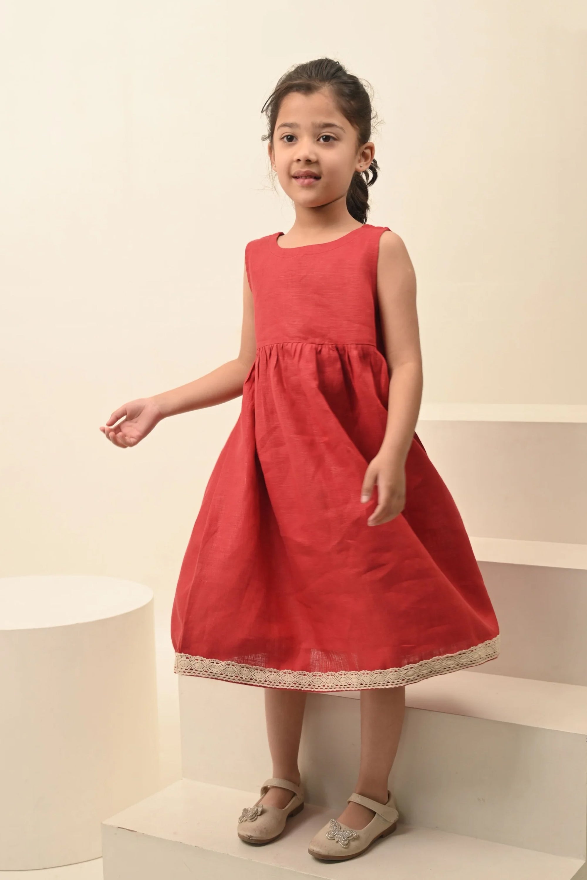 Pure Linen Alluring Frock
