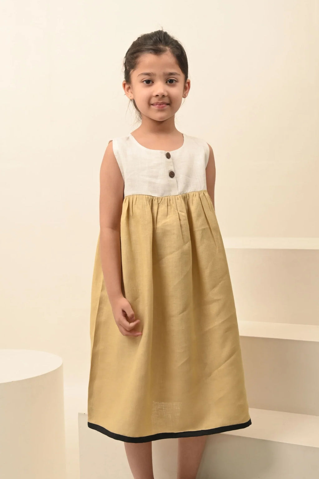 Pure Linen Adorable Frock