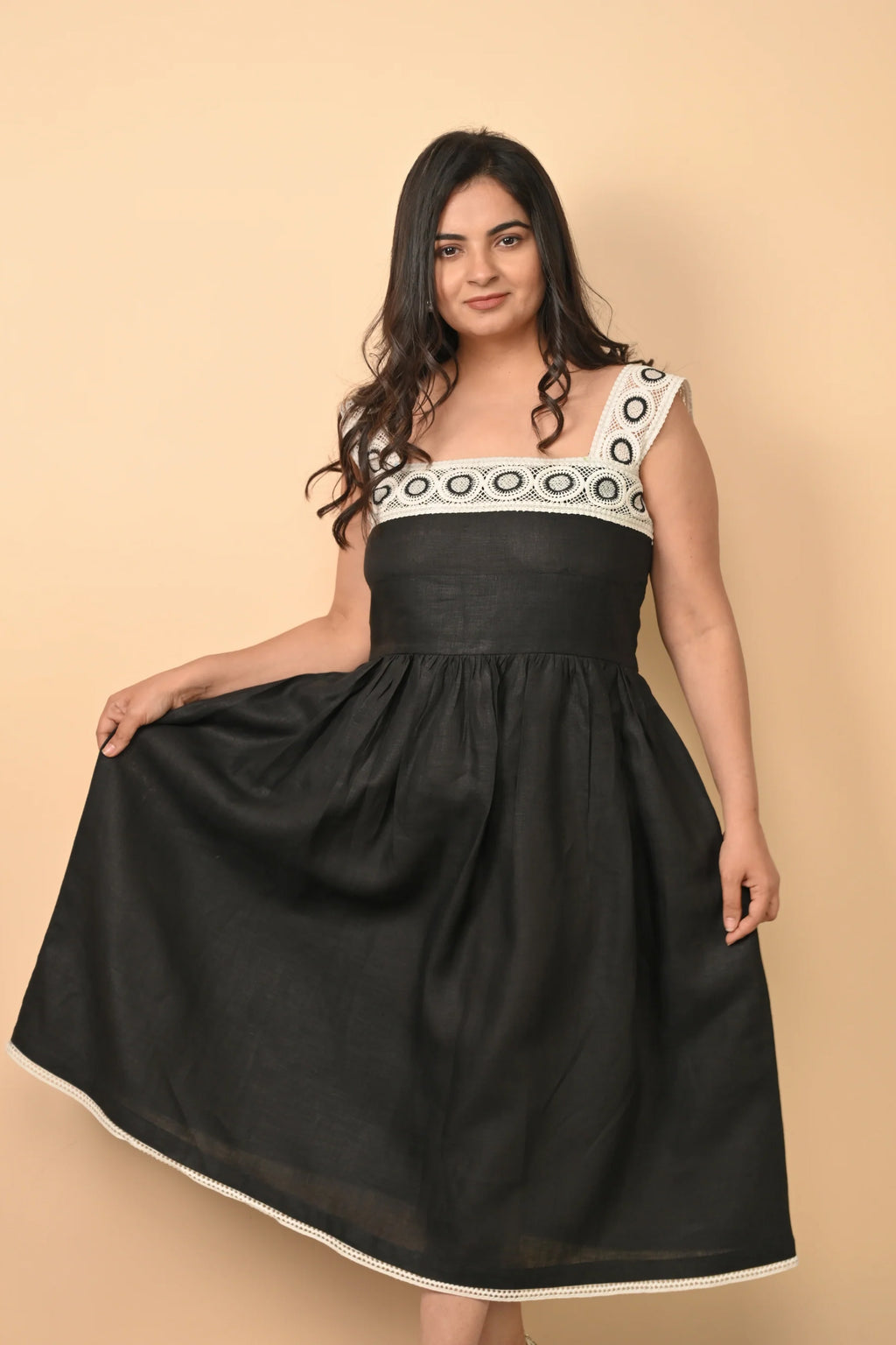 Pure Linen Flowy Dress