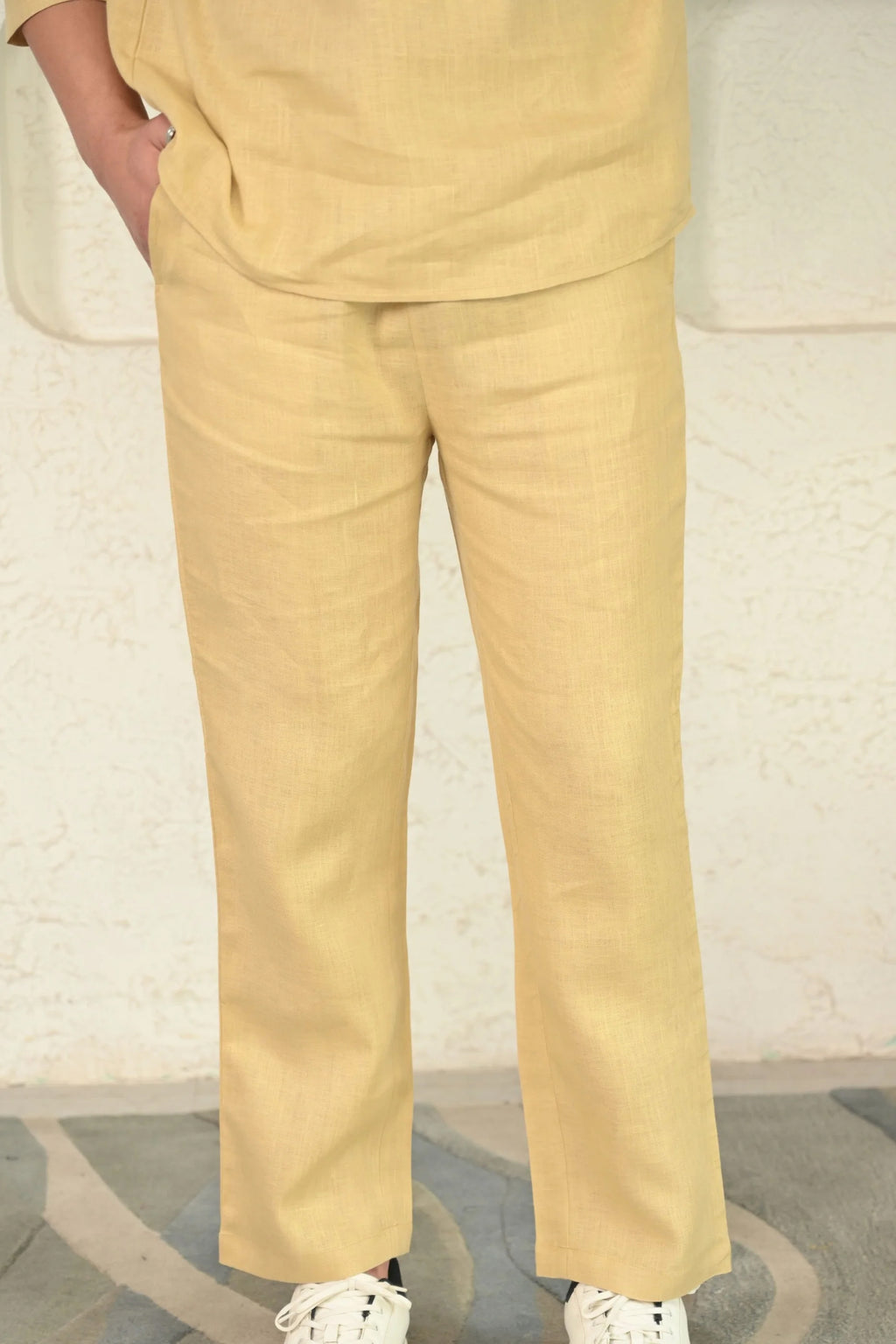 Pure Linen Striking Short Kurta