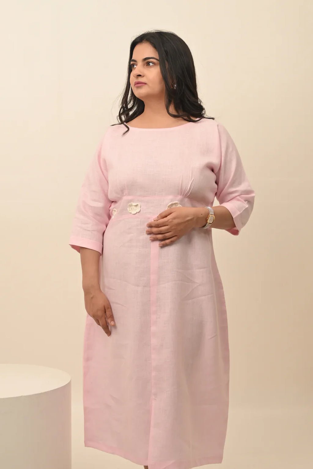 Pure Linen Pleasant Dress