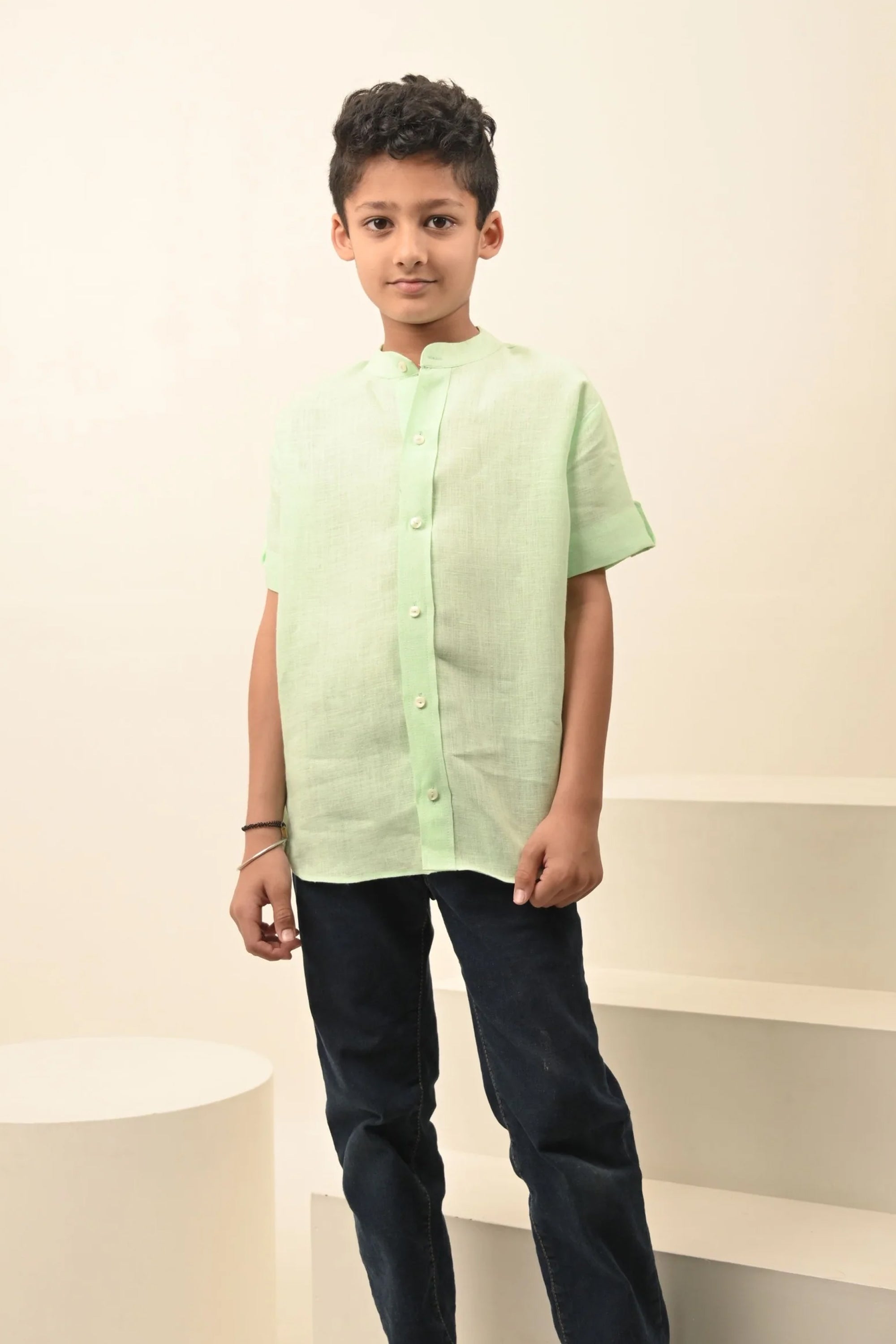 Pure Linen Modish Shirt