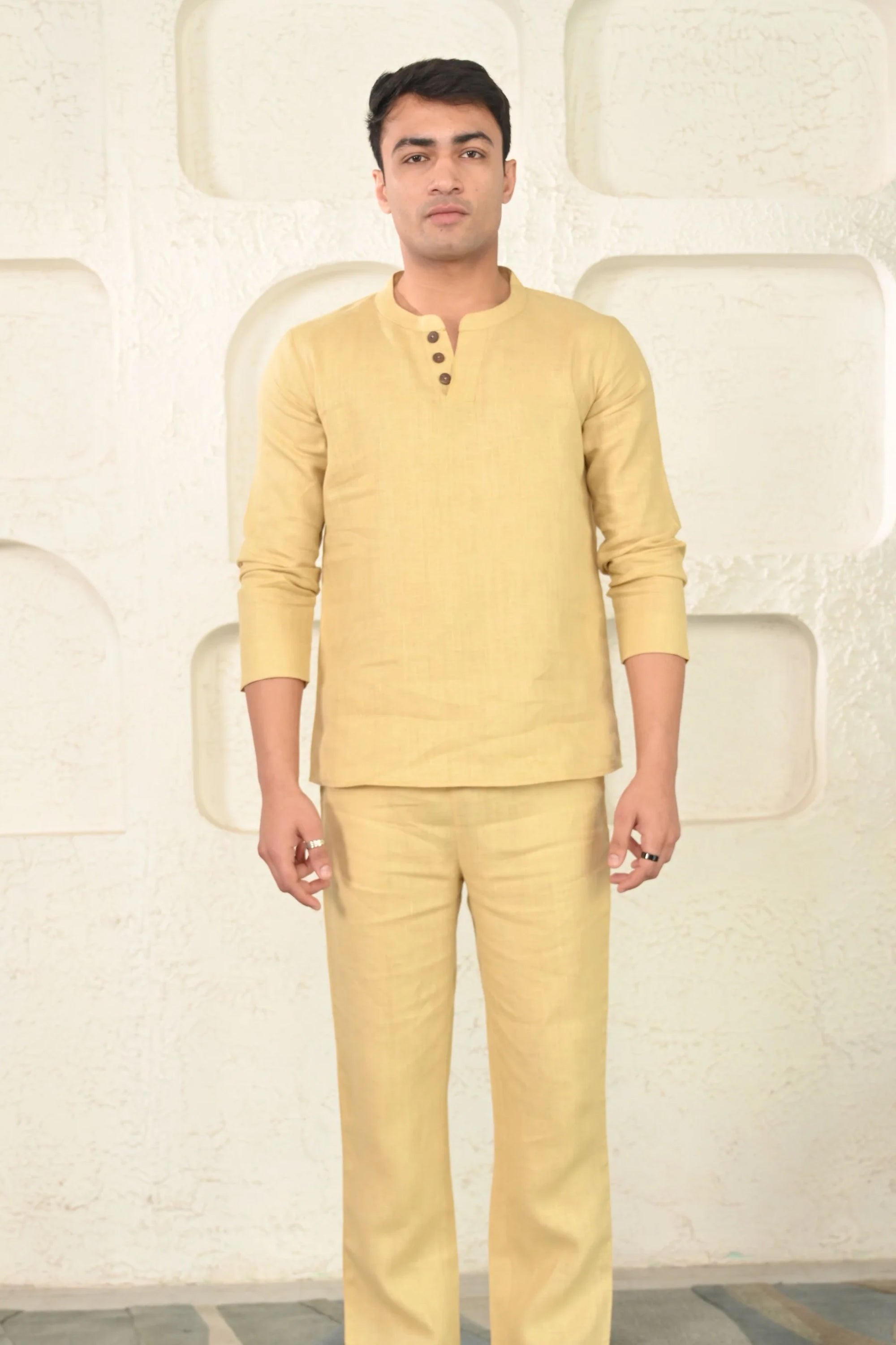 Pure Linen Casual Cord Set