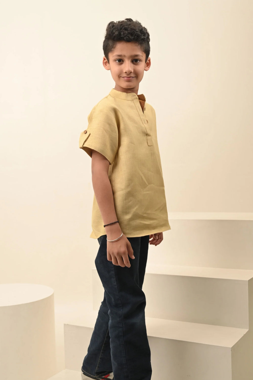 Pure Linen Light Kurta