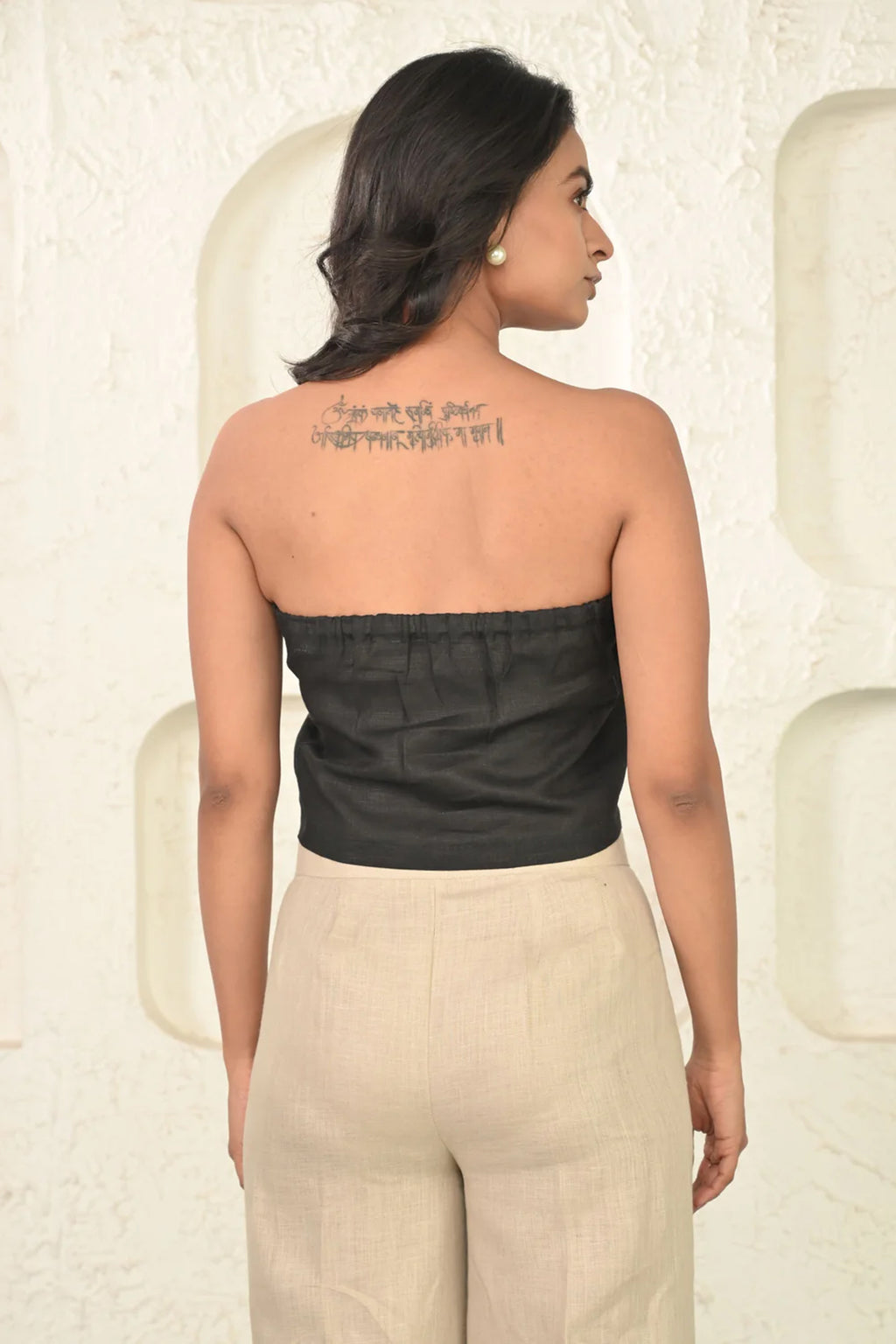 Pure Linen Wide Leg Pants