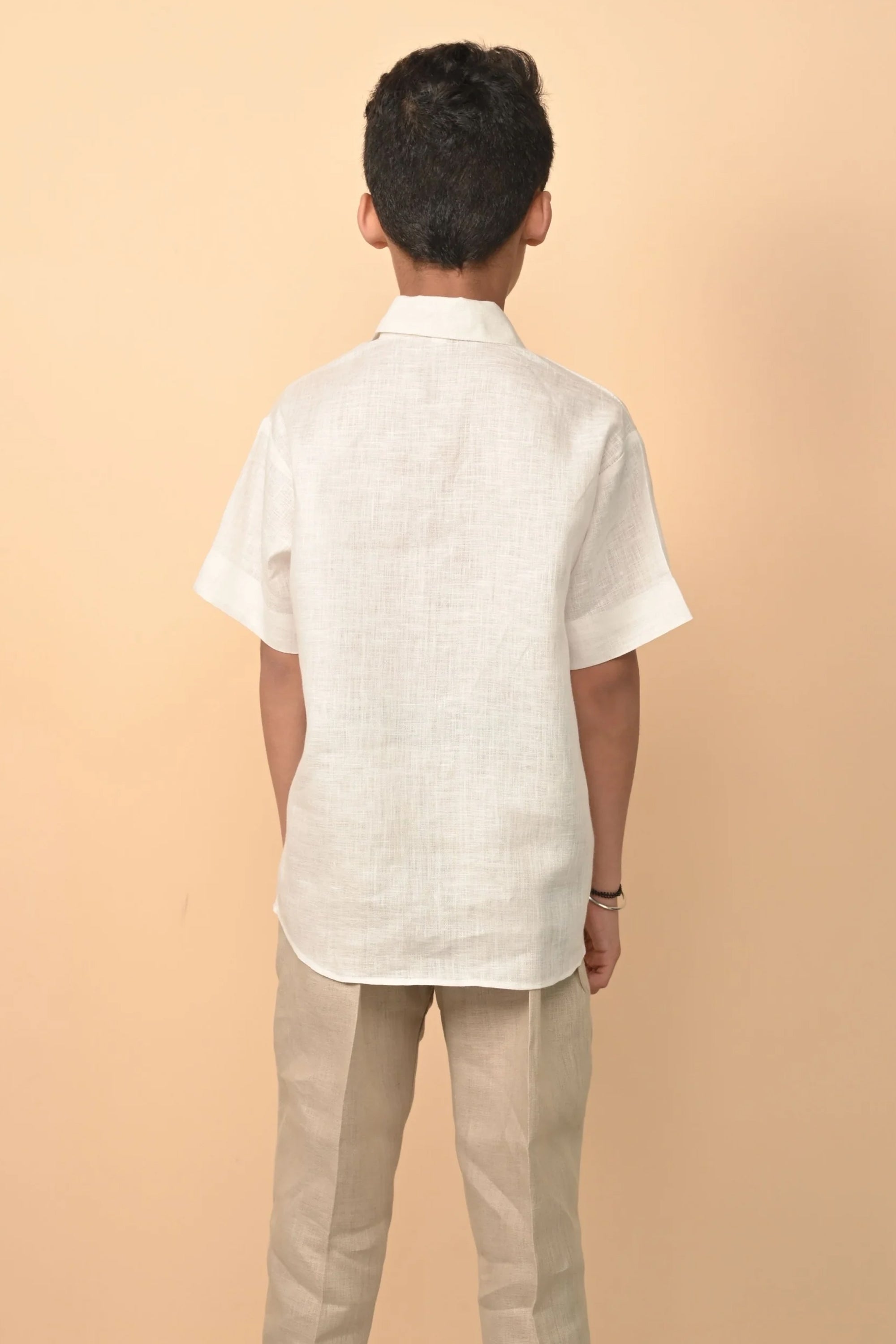 Pure Linen Shirt For The Little Dude