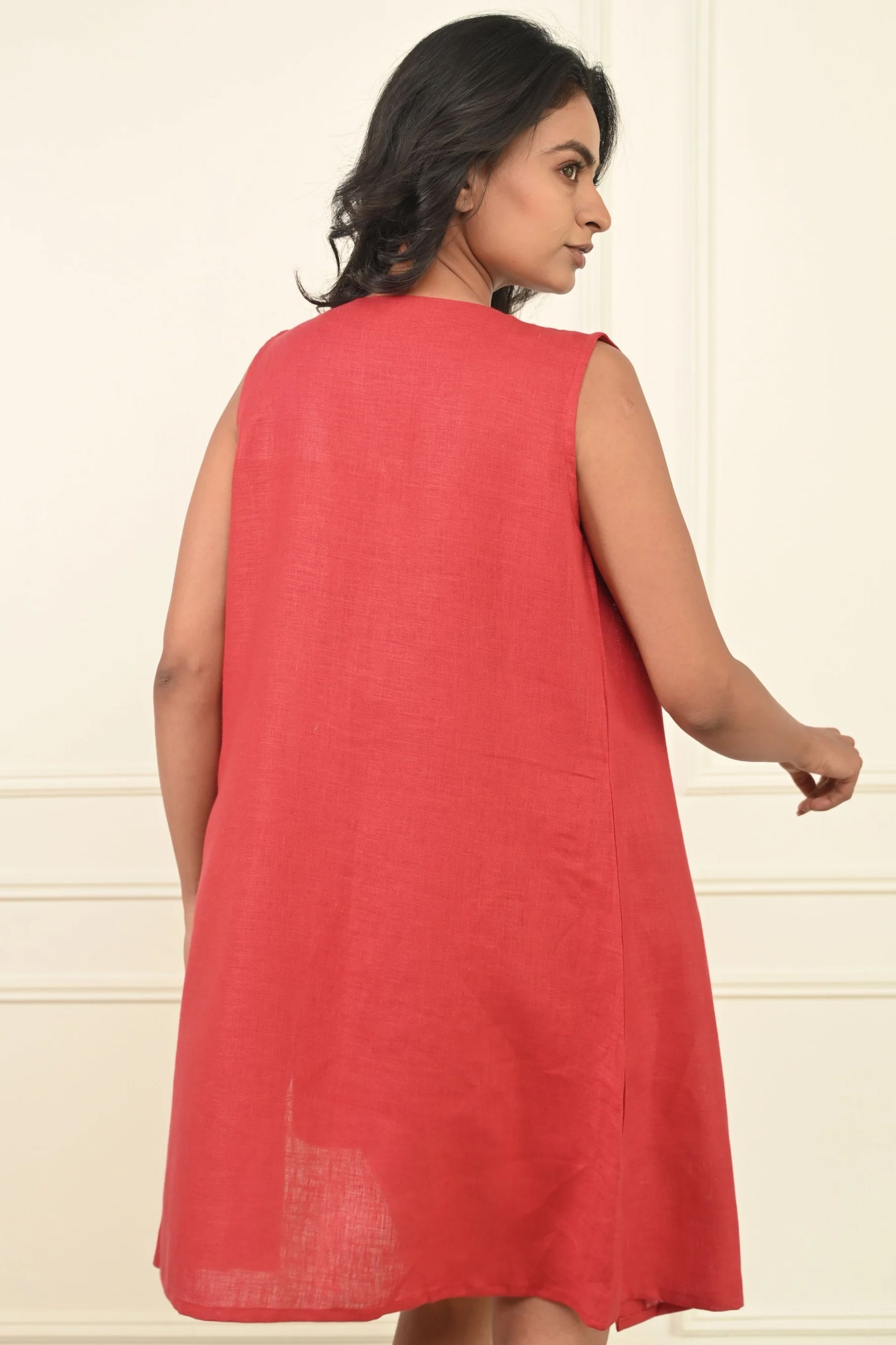 Pure Linen Long Shrug
