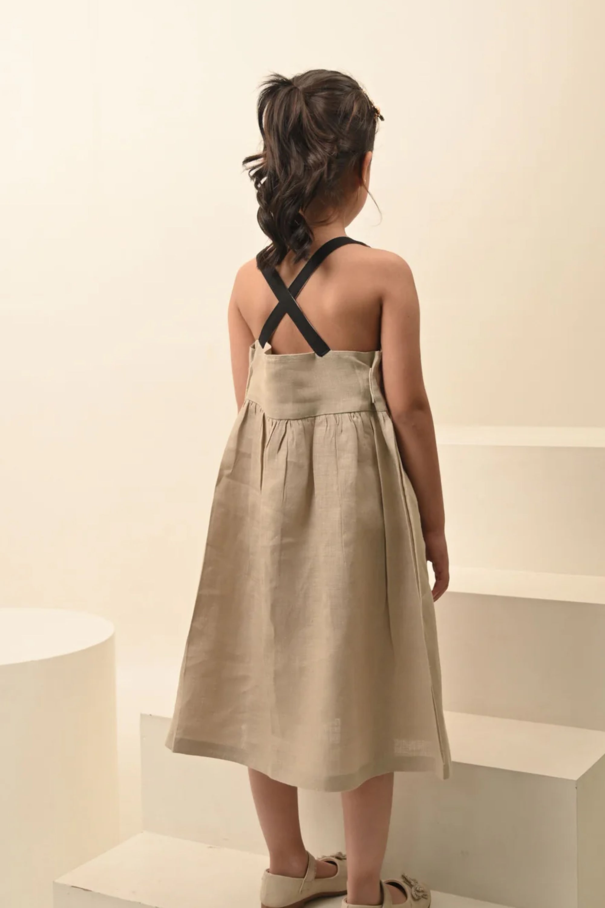 Pure Linen Stylish Frock