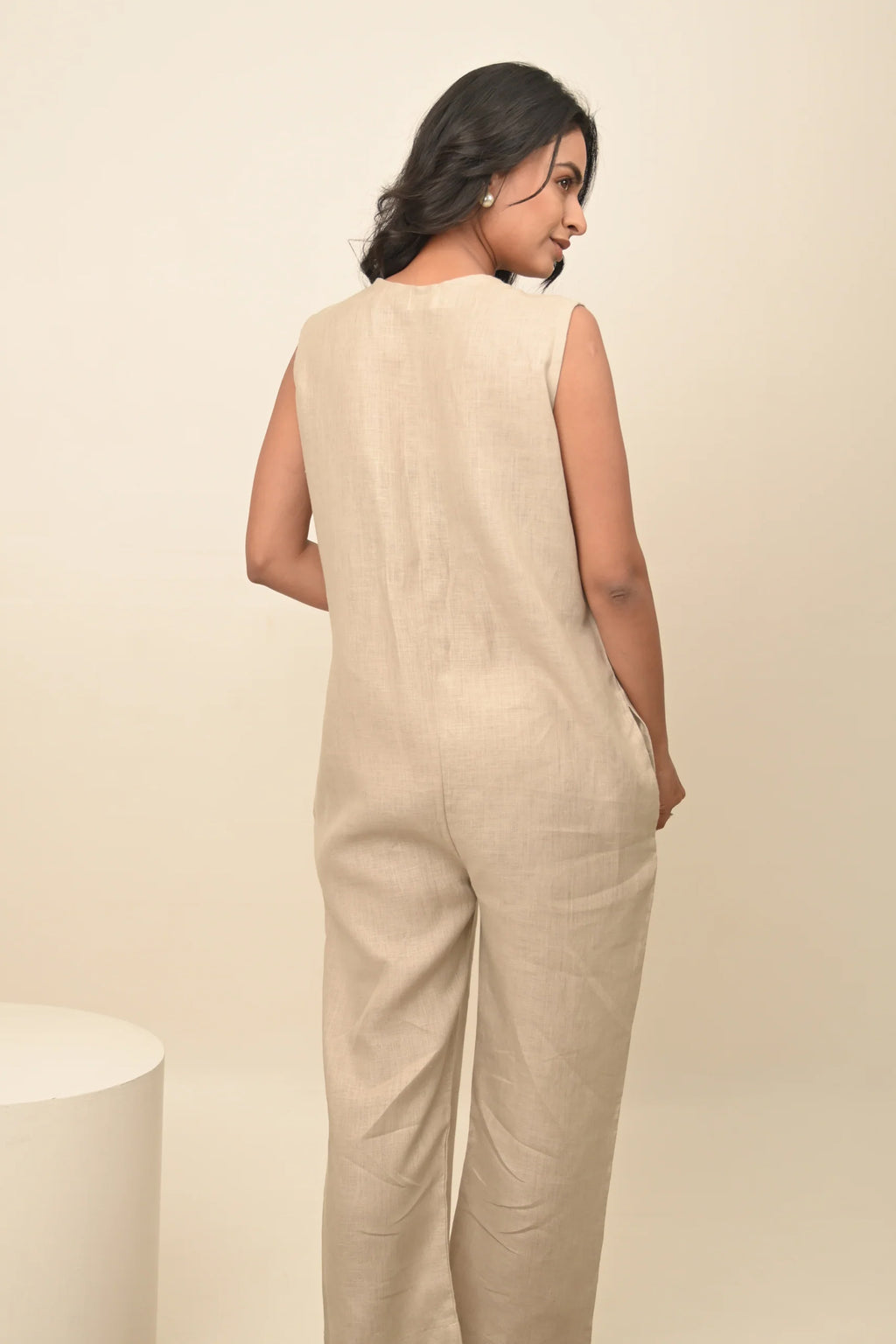 Pure Linen Jumpsuit
