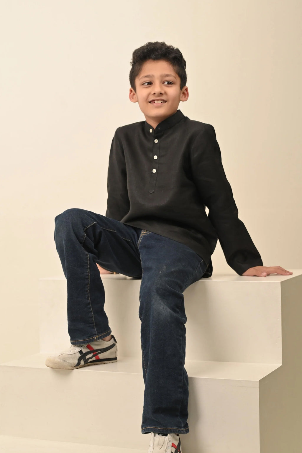 Pure Linen Essential Kurta