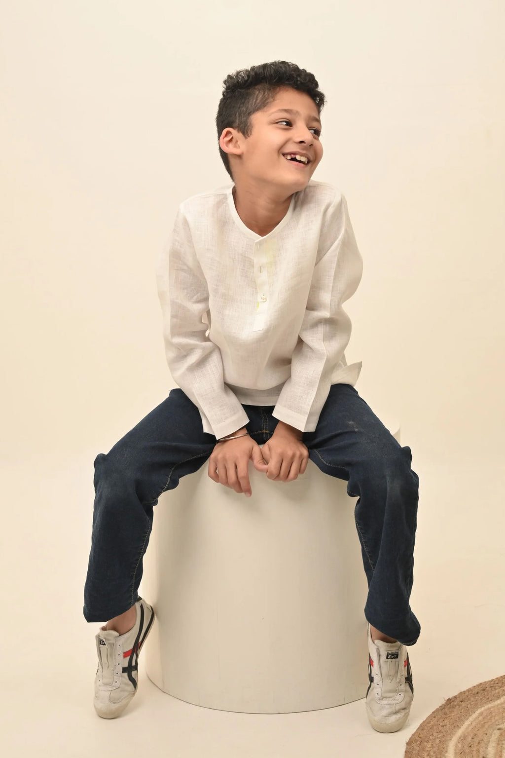 Pure Linen Casual Kurta