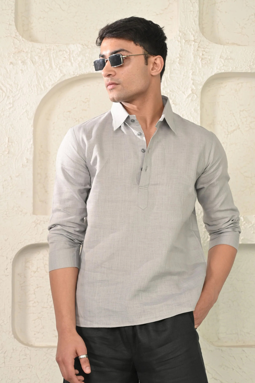 Pure Linen Stylish Shirt