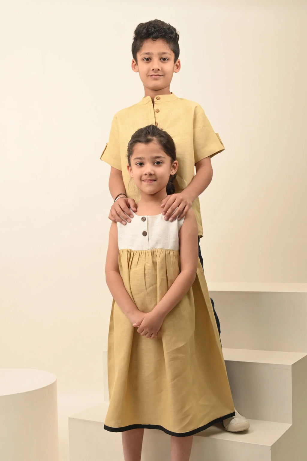 Pure Linen Adorable Frock