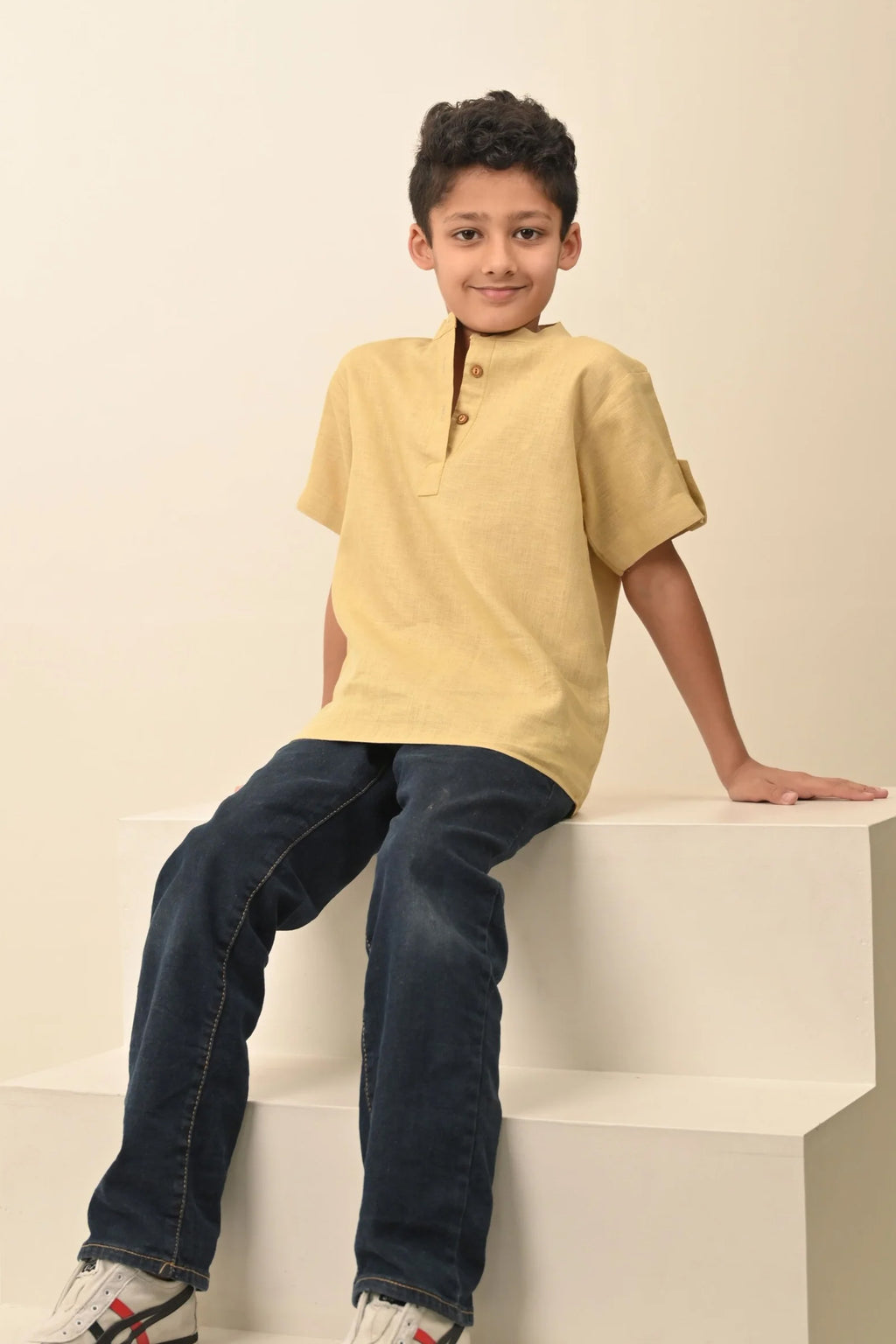 Pure Linen Light Kurta