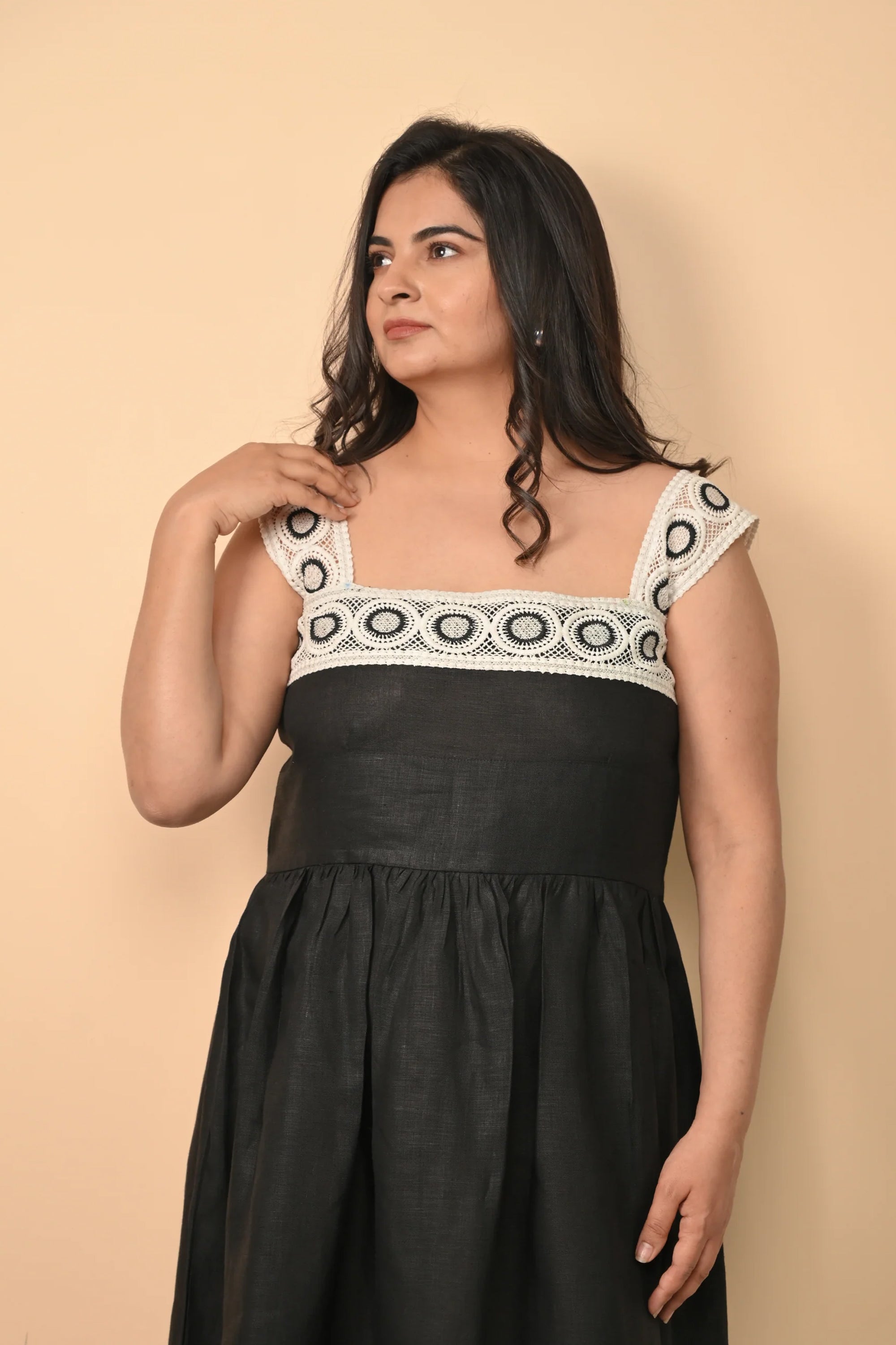 Pure Linen Flowy Dress