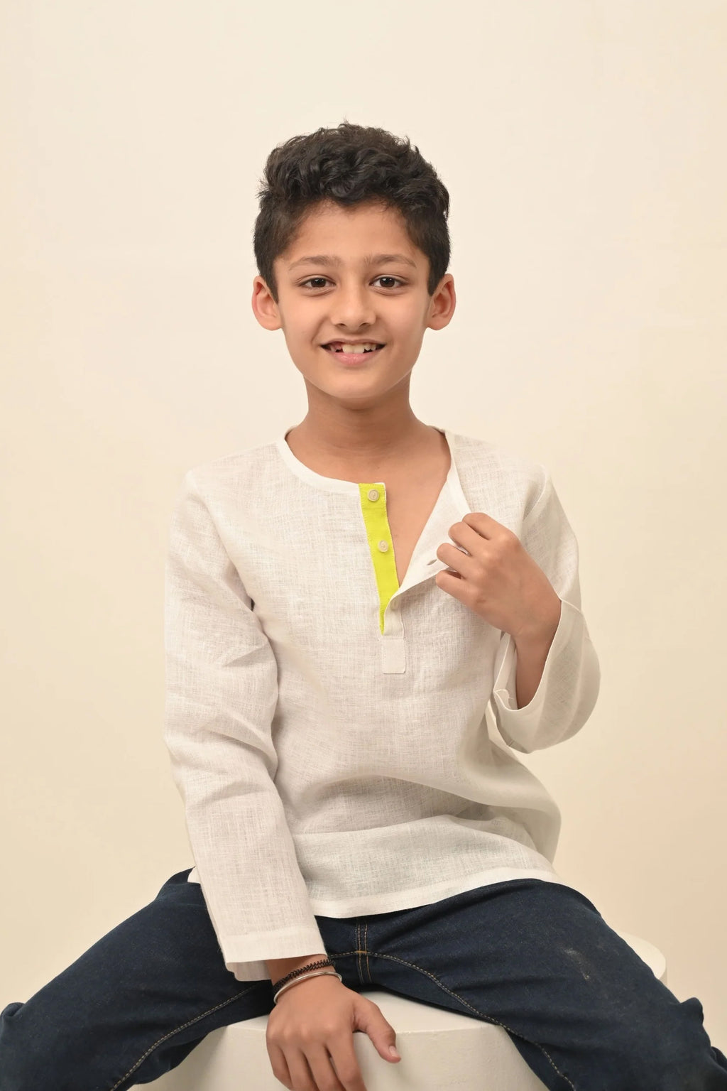 Pure Linen Casual Kurta