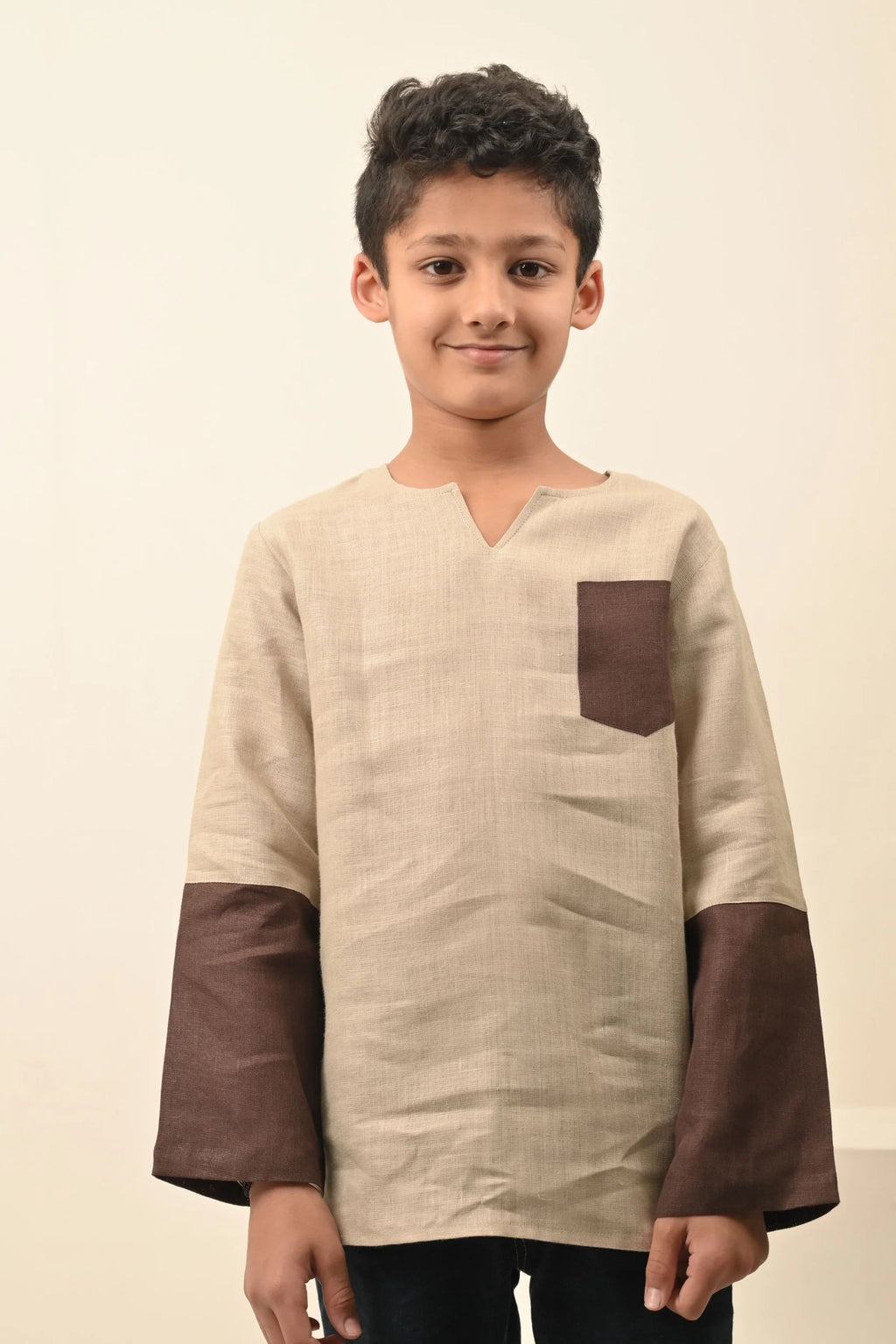 Pure Linen Stylish Kurta