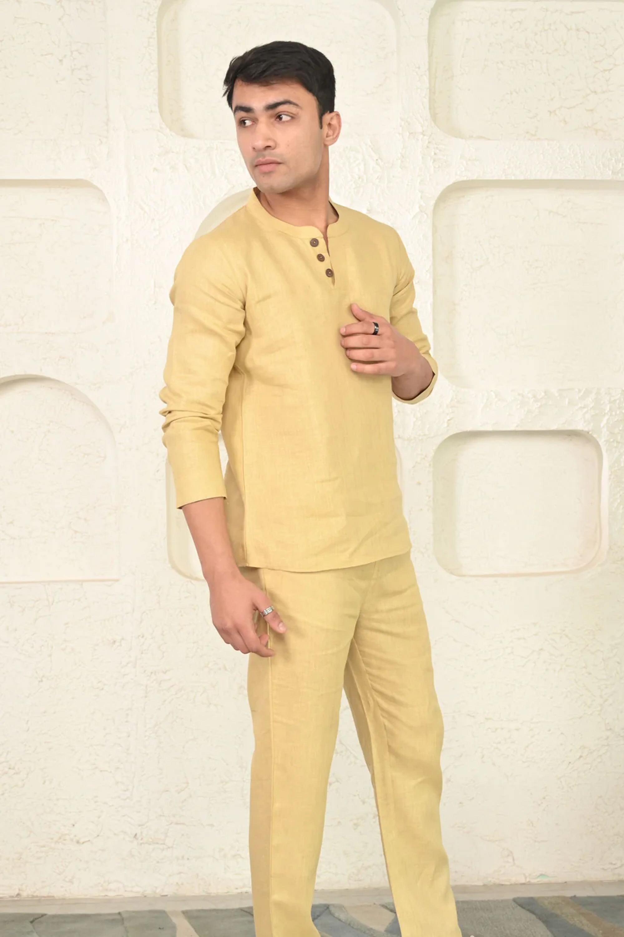 Pure Linen Casual Cord Set