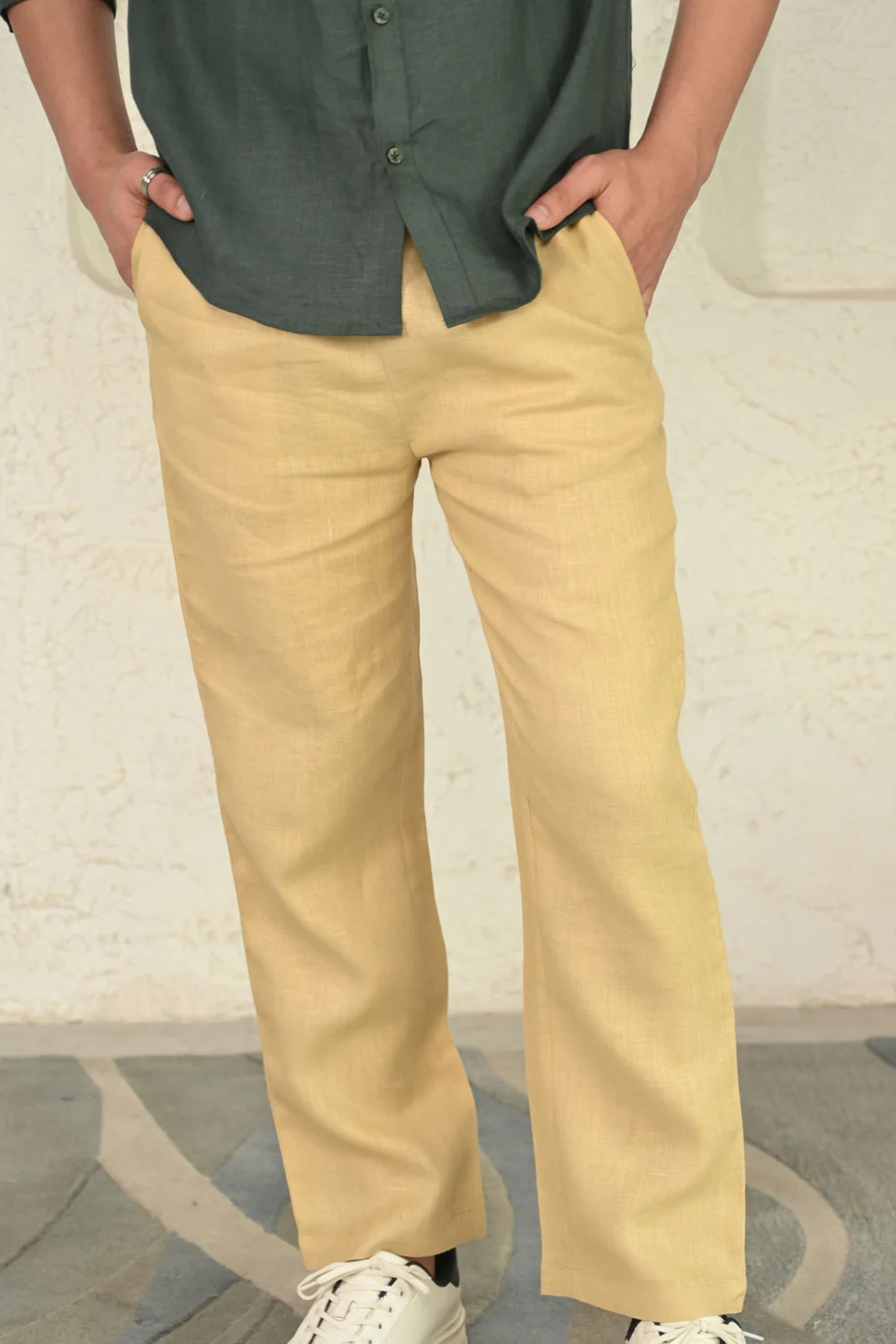 Pure Linen Full Sleeves Shirt