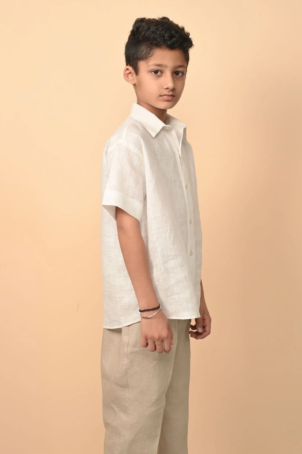 Pure Linen Shirt For The Little Dude