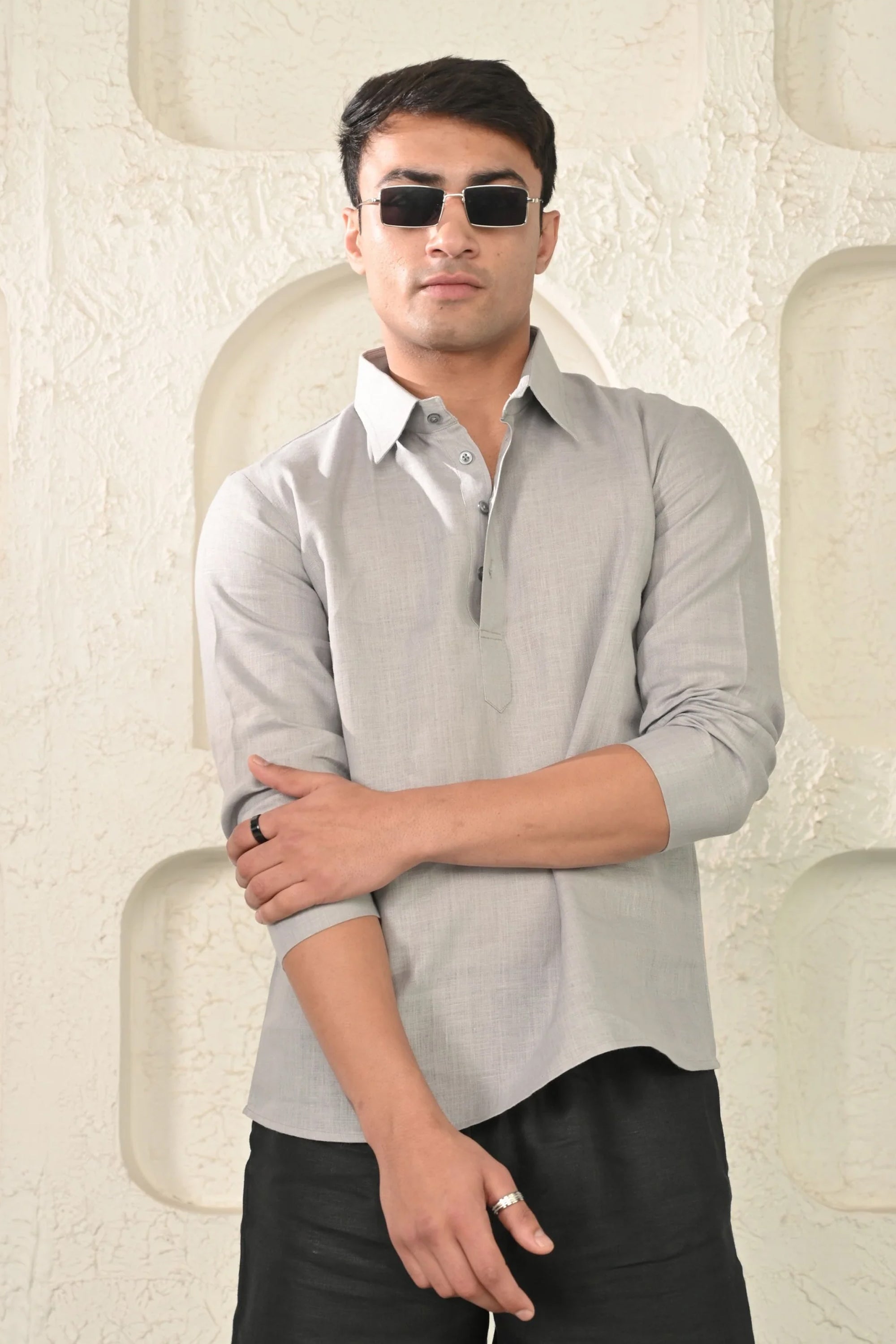 Pure Linen Stylish Shirt