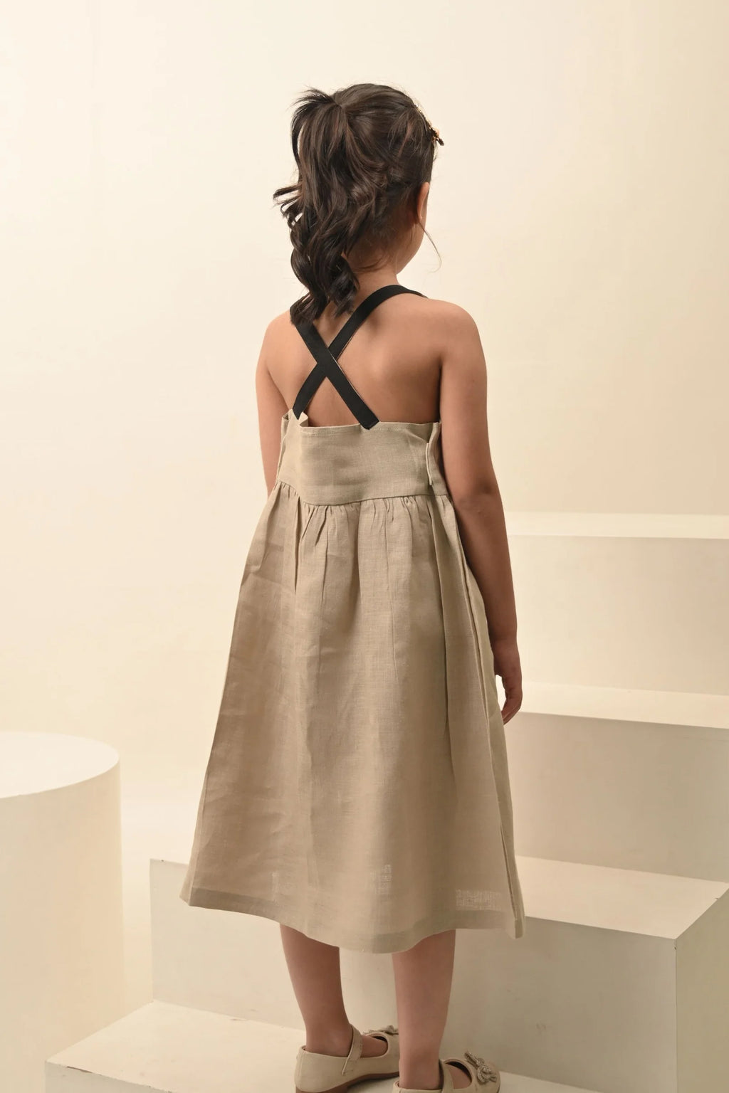 Pure Linen Stylish Frock