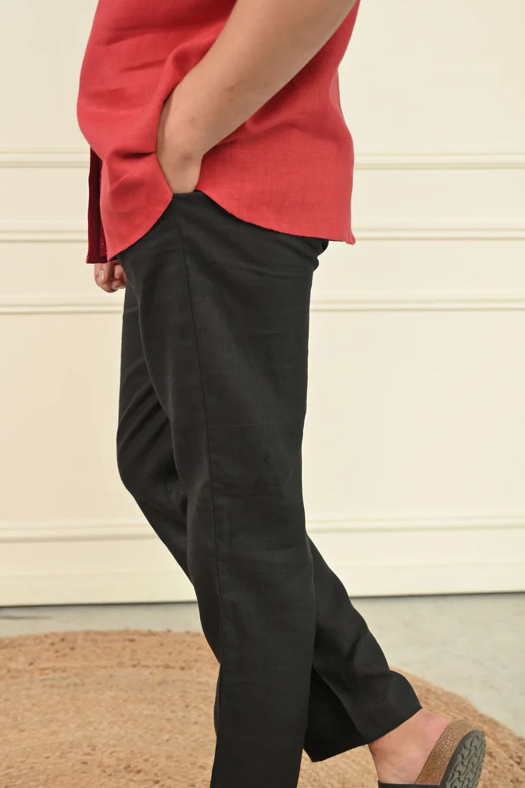 Pure Linen Straight Pant