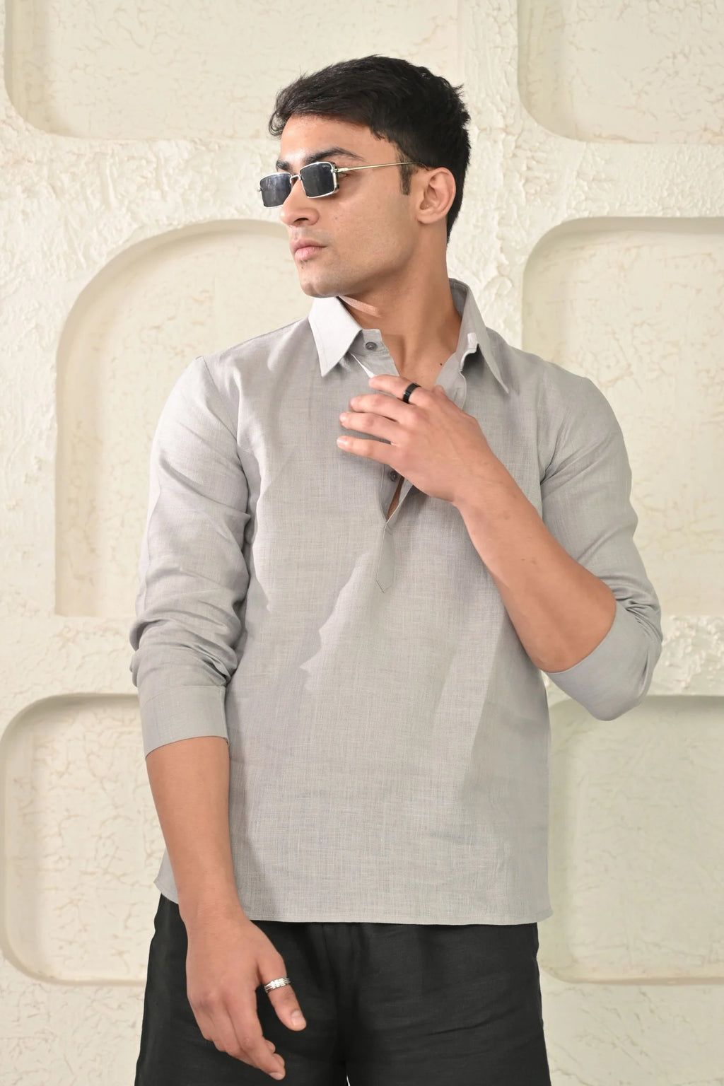 Pure Linen Stylish Shirt