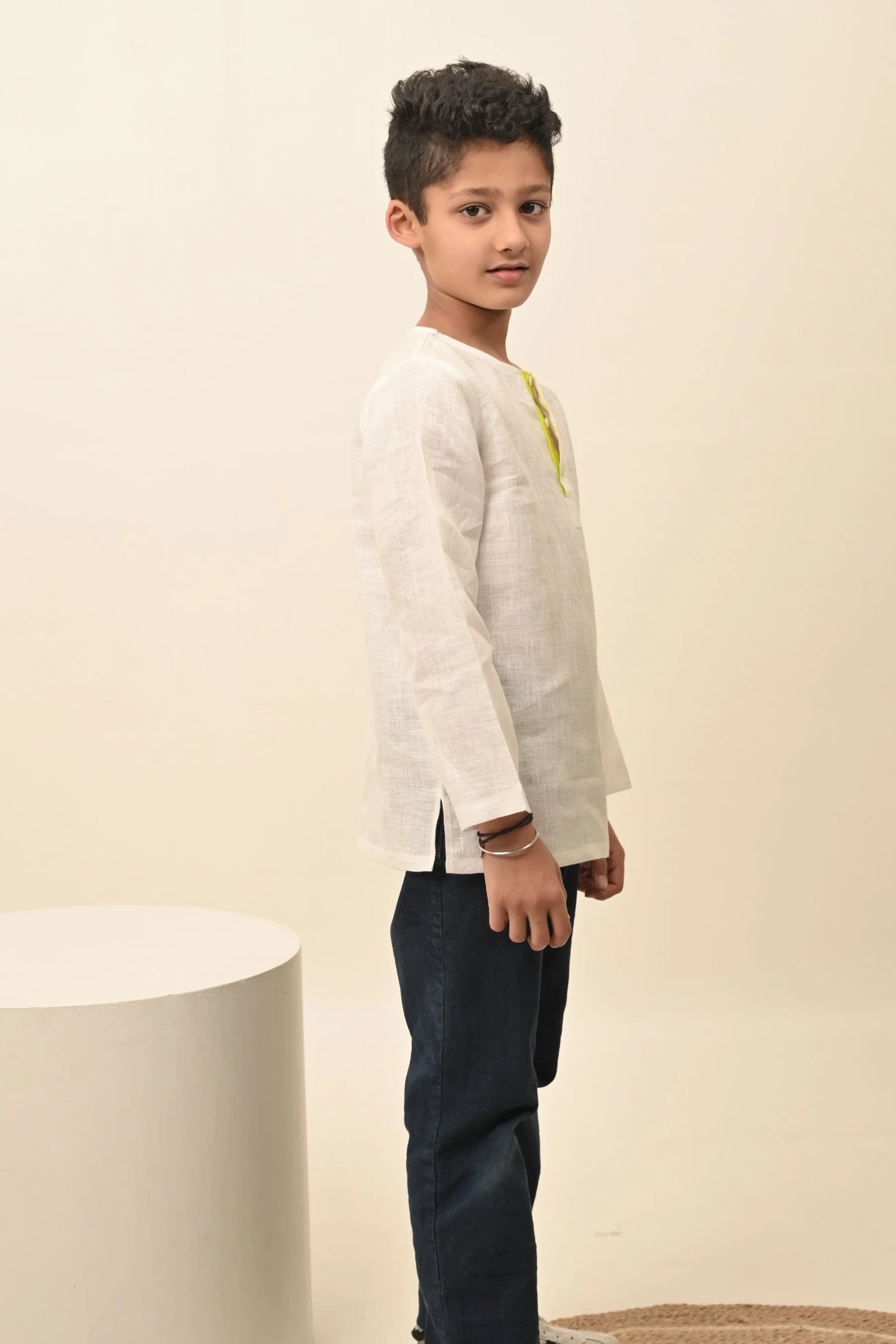 Pure Linen Casual Kurta