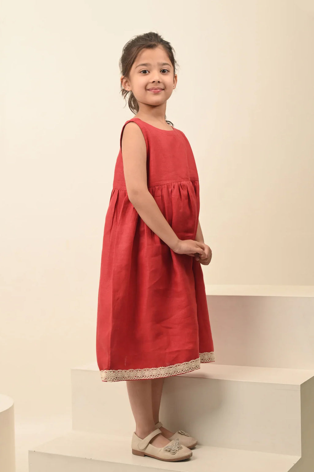 Pure Linen Alluring Frock