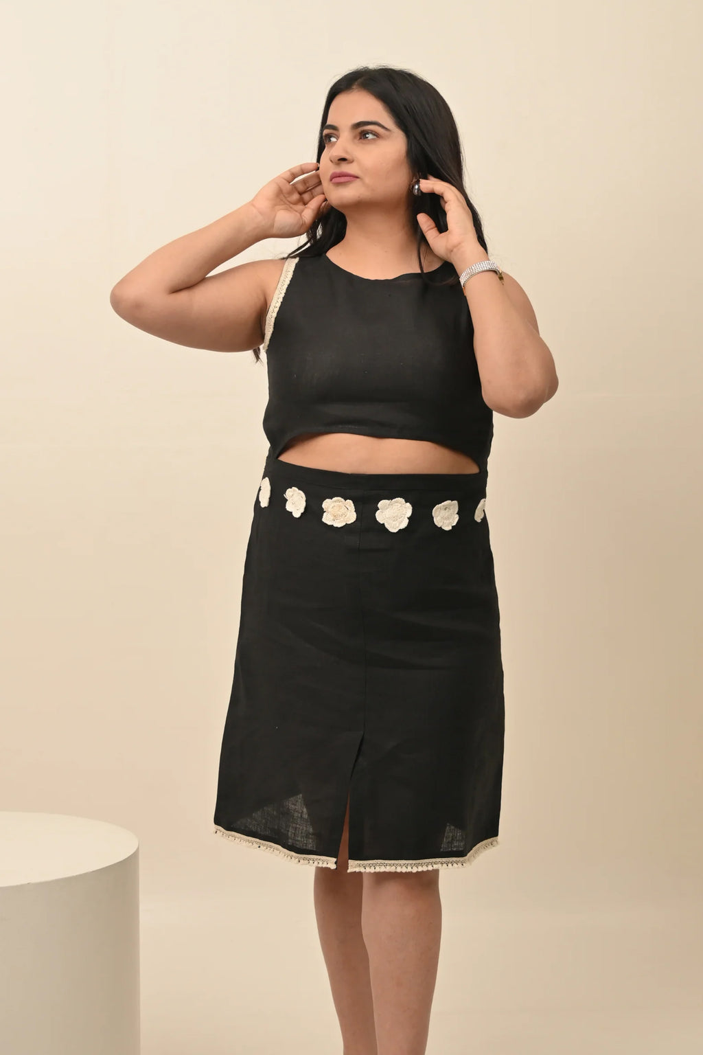 Pure Linen Alluring Dress