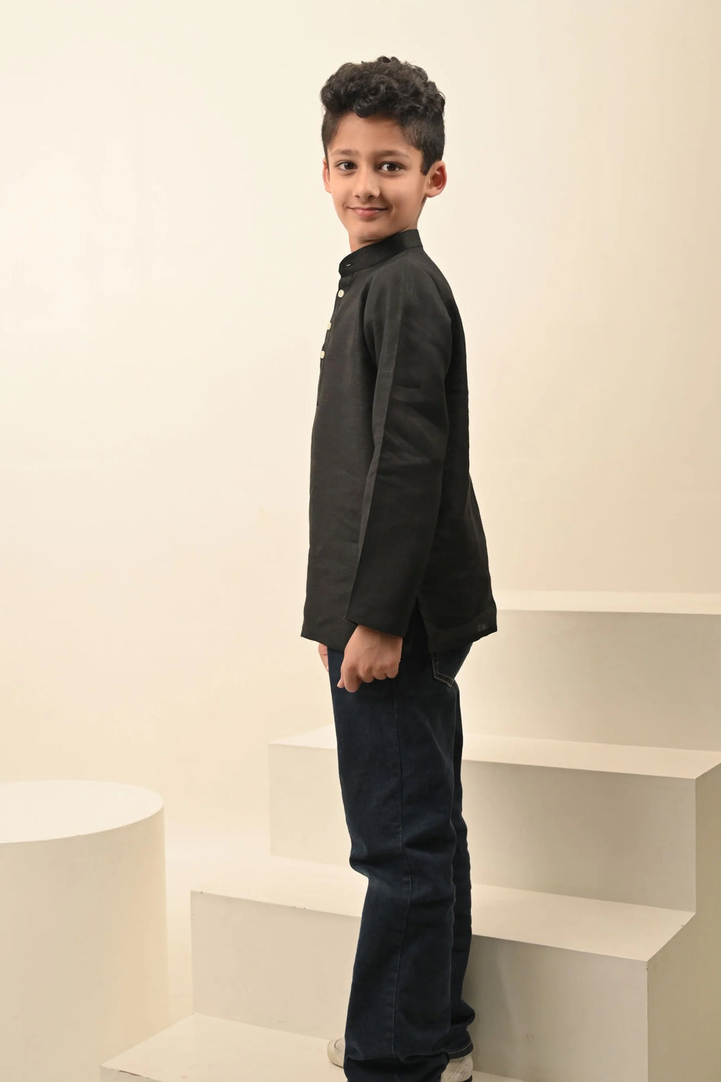 Pure Linen Essential Kurta