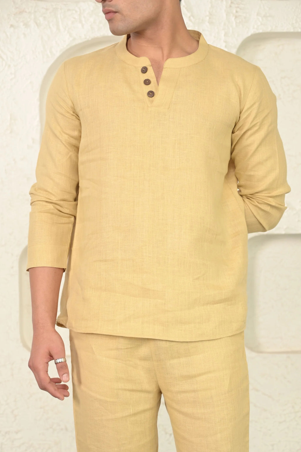 Pure Linen Casual Cord Set