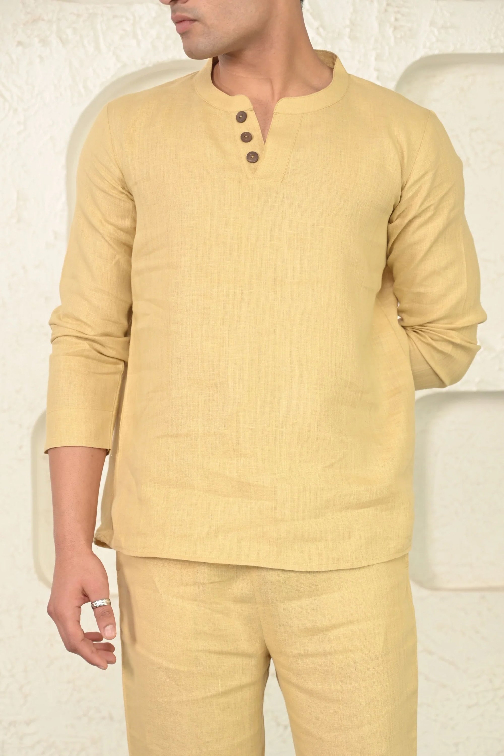 Pure Linen Casual Cord Set