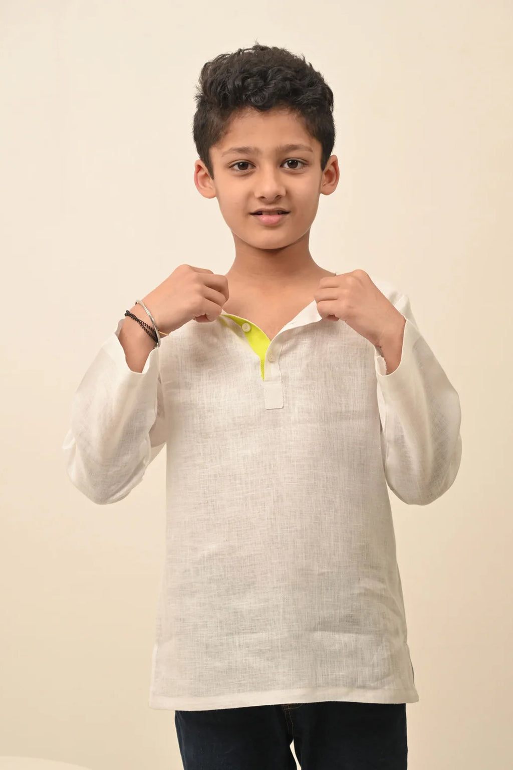 Pure Linen Casual Kurta