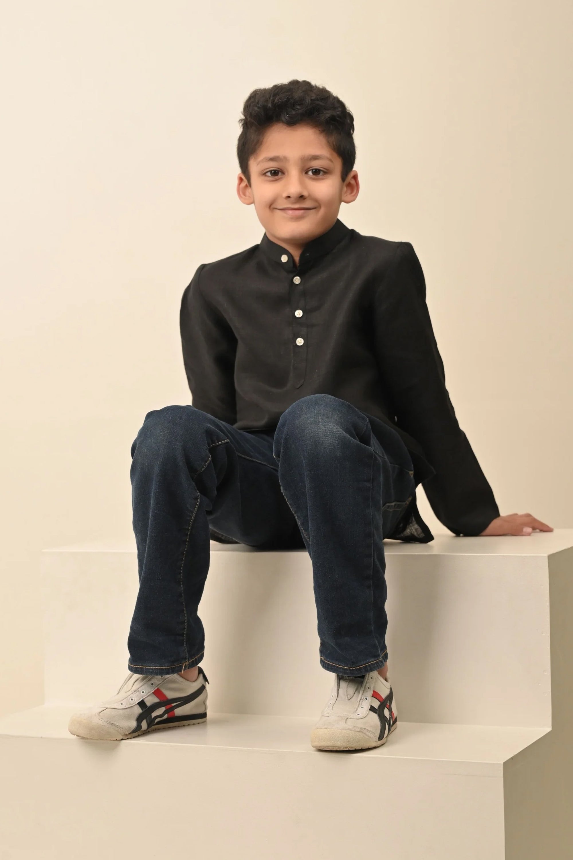 Pure Linen Essential Kurta