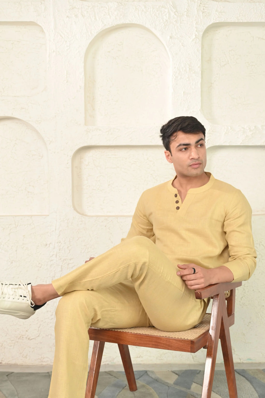 Pure Linen Casual Cord Set