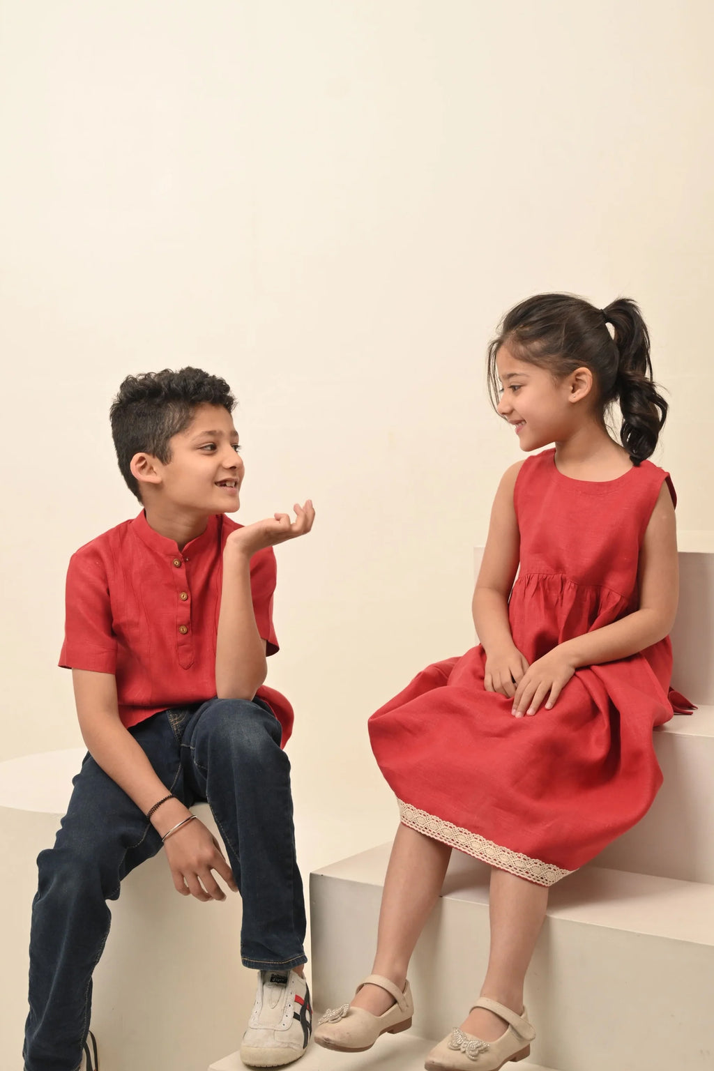 Pure Linen Alluring Frock