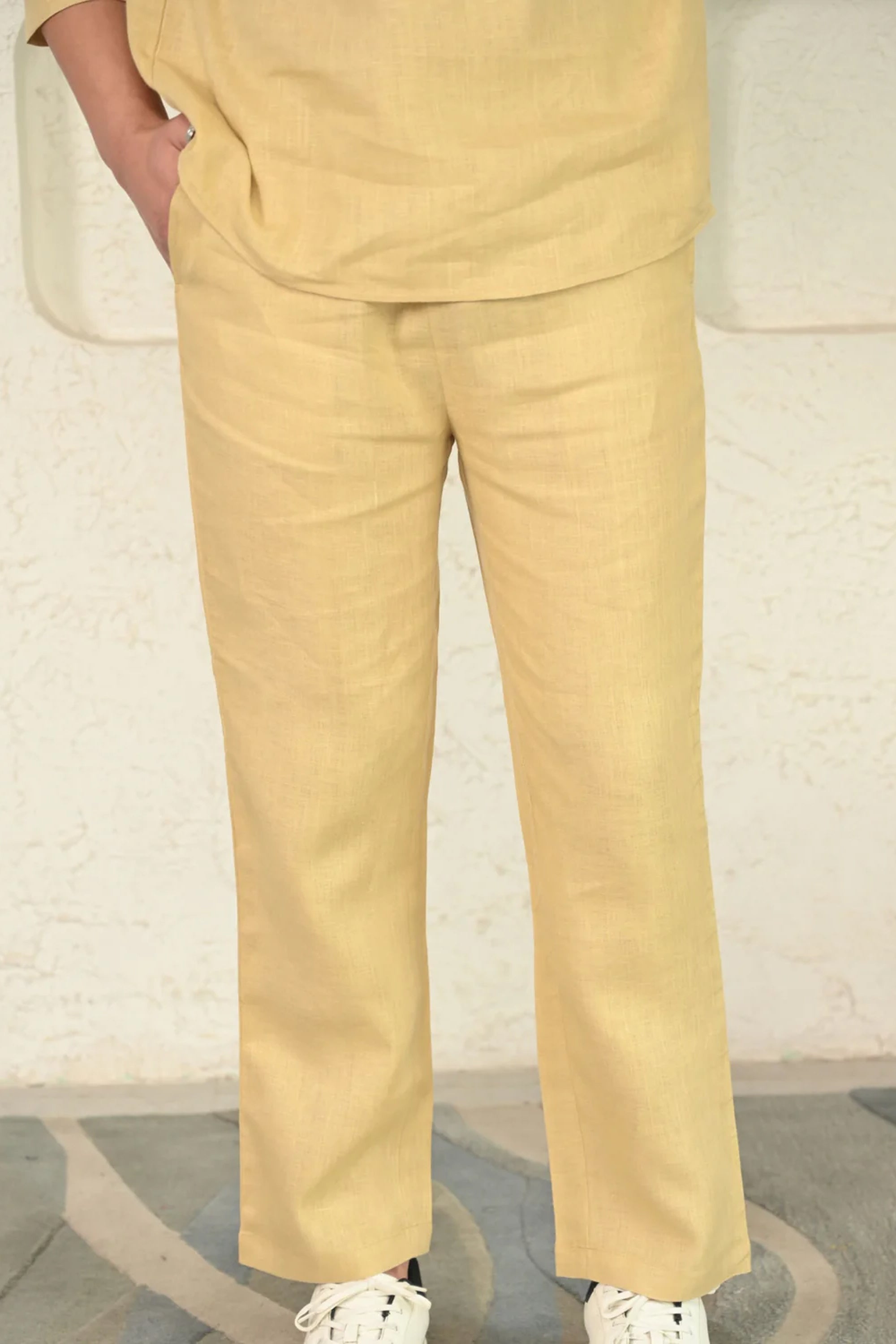 Pure Linen Casual Cord Set